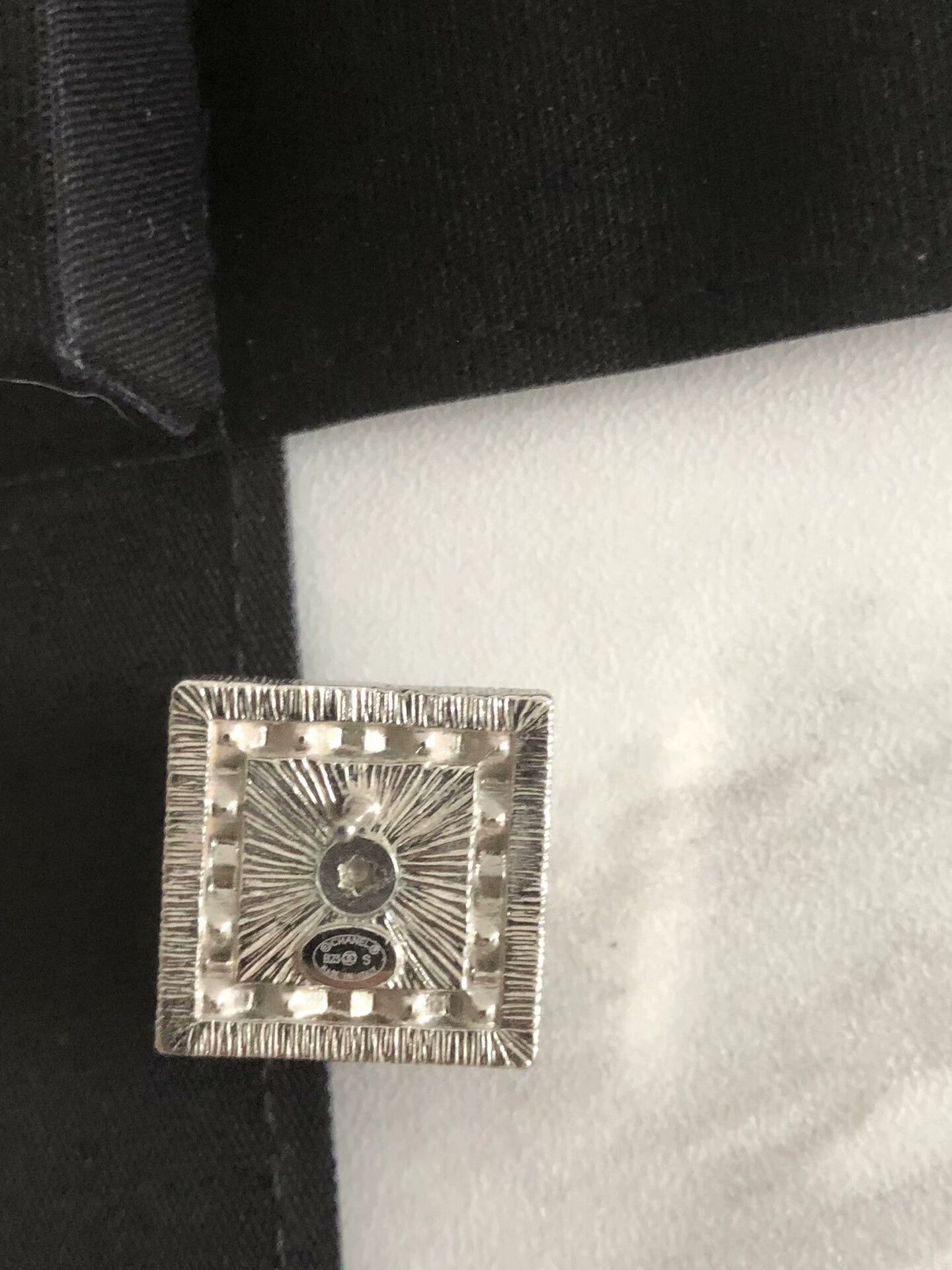 Chanel Chanel Square CC Earrings with Box Size ONE SIZE - 3 Thumbnail
