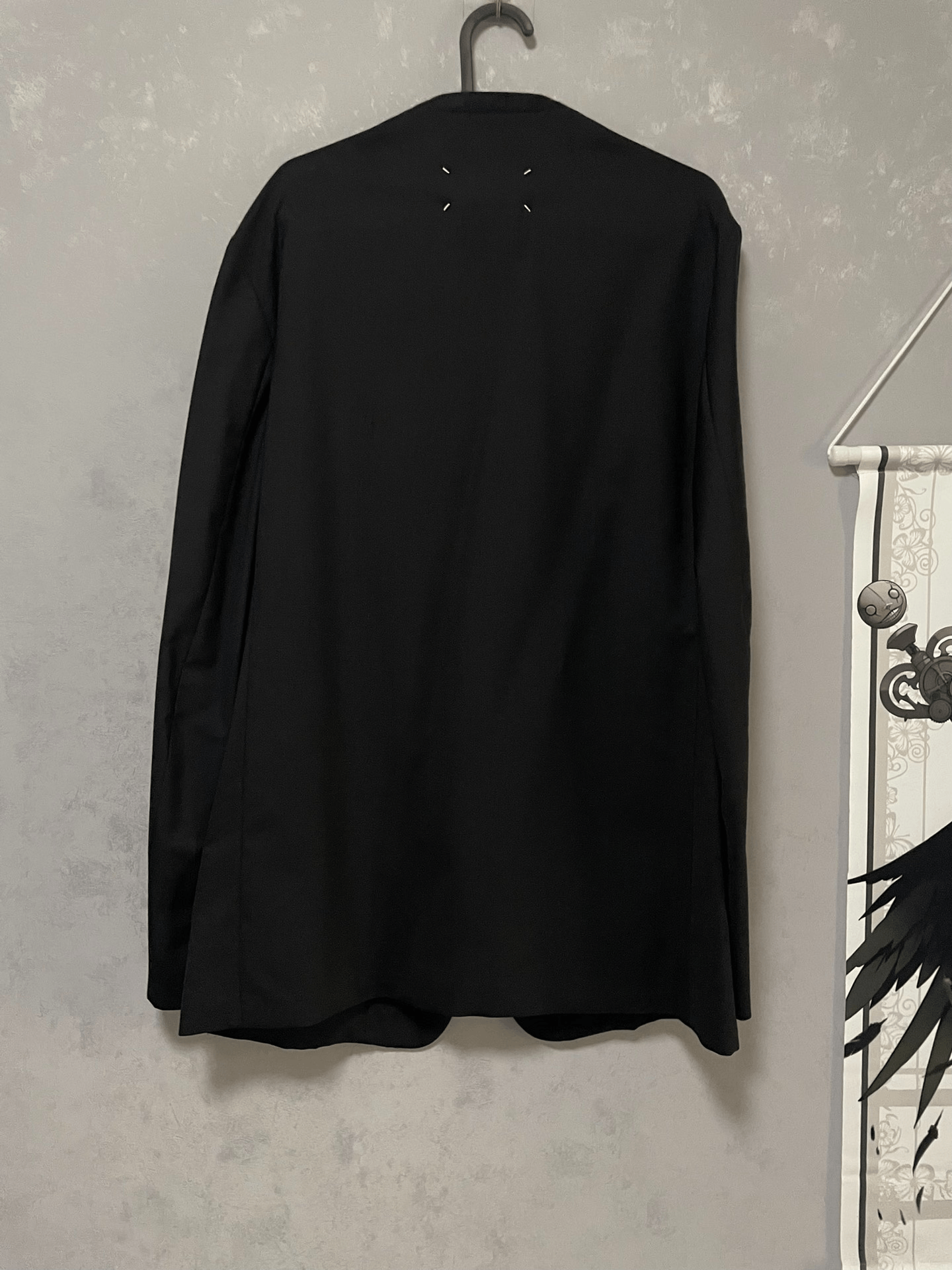 Maison Margiela Maison Margiela Black Wool Blazer Jacket Size US M / EU 48-50 / 2 - 2 Thumbnail