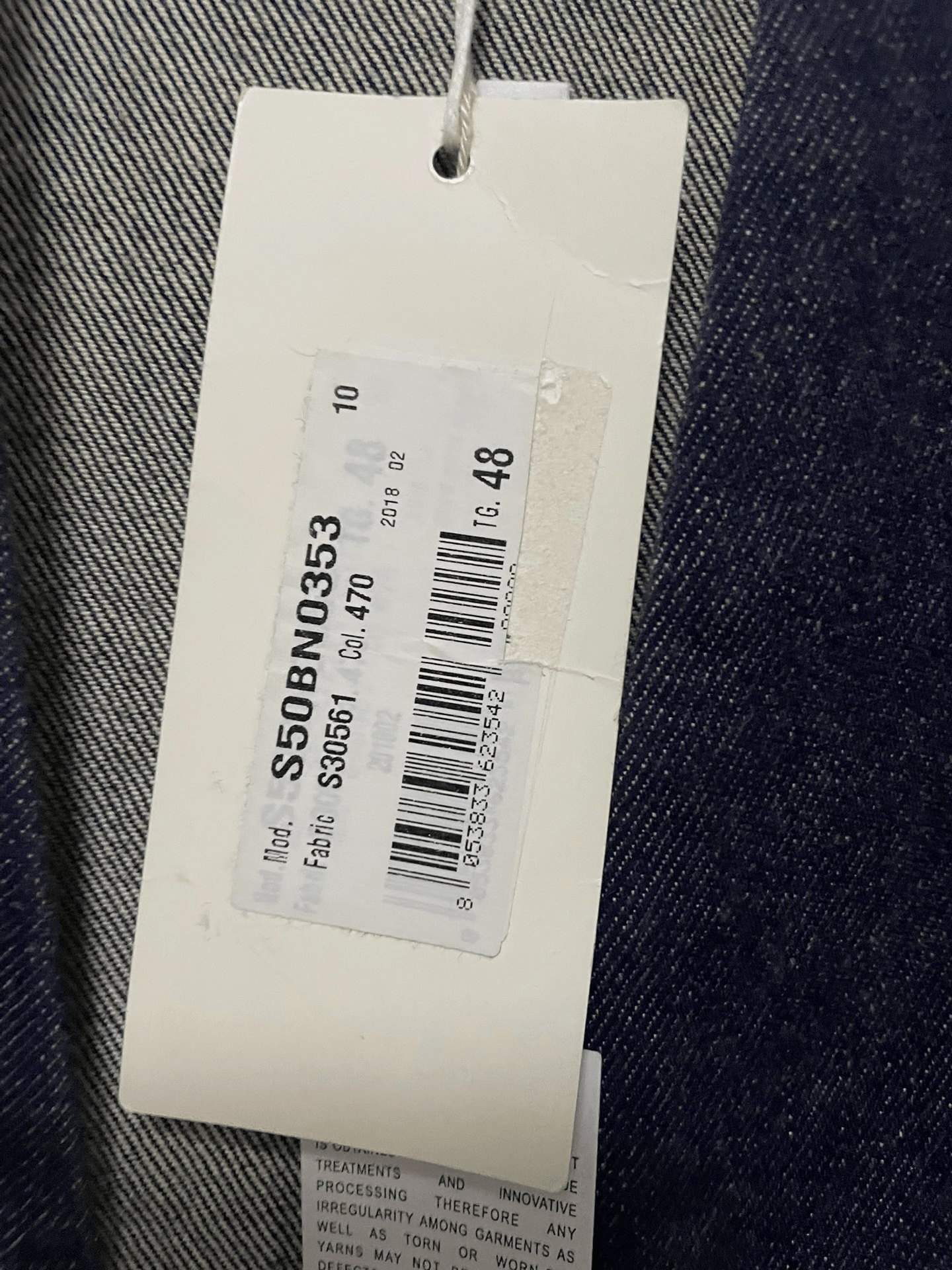 Maison Margiela Maison Margiela Unstructured Denim Jacket Size 48 Size US M / EU 48-50 / 2 - 3 Thumbnail
