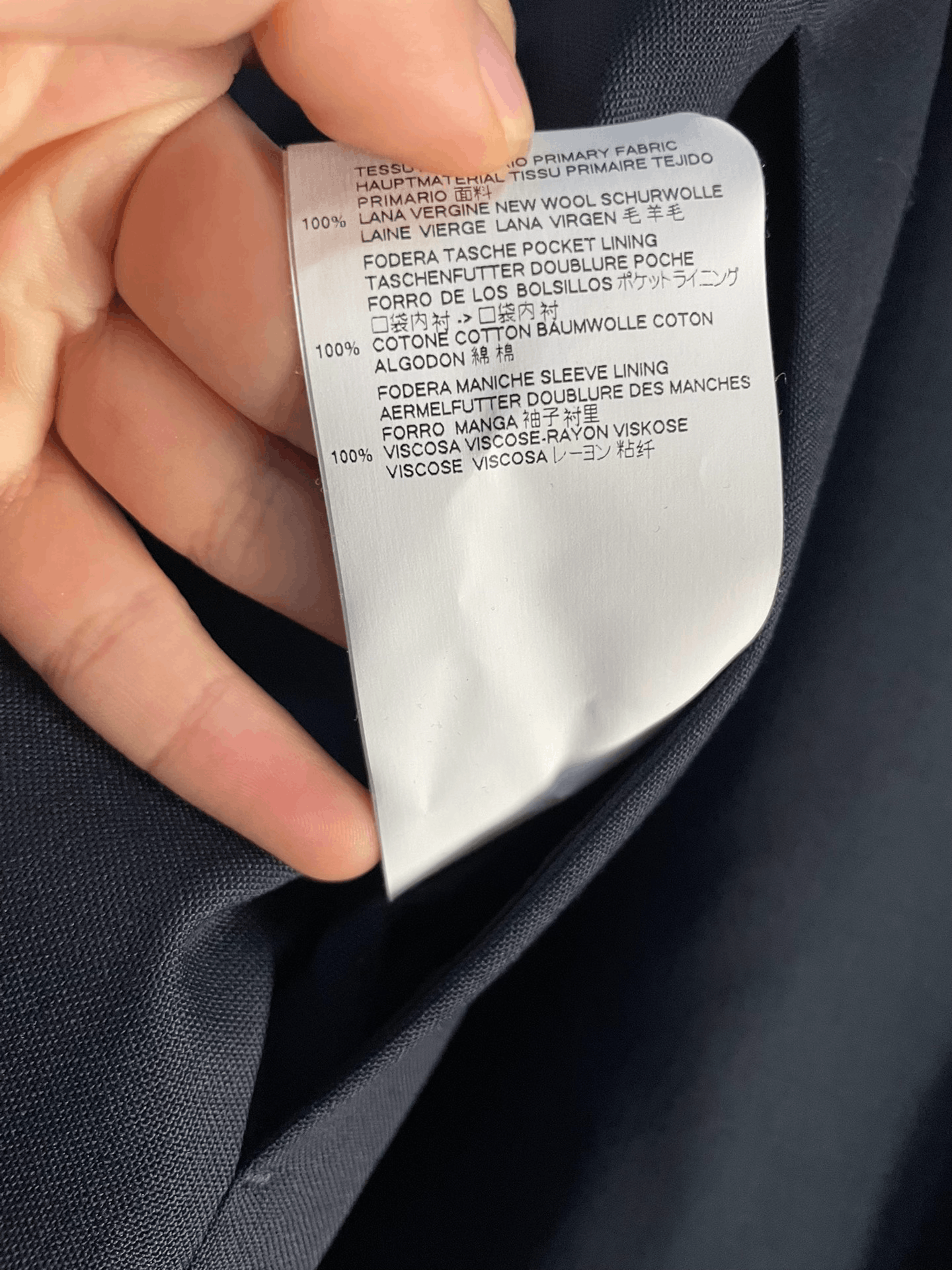 Maison Margiela Maison Margiela Navy Wool Sleeveless Jacket Size US S / EU 44-46 / 1 - 5 Thumbnail