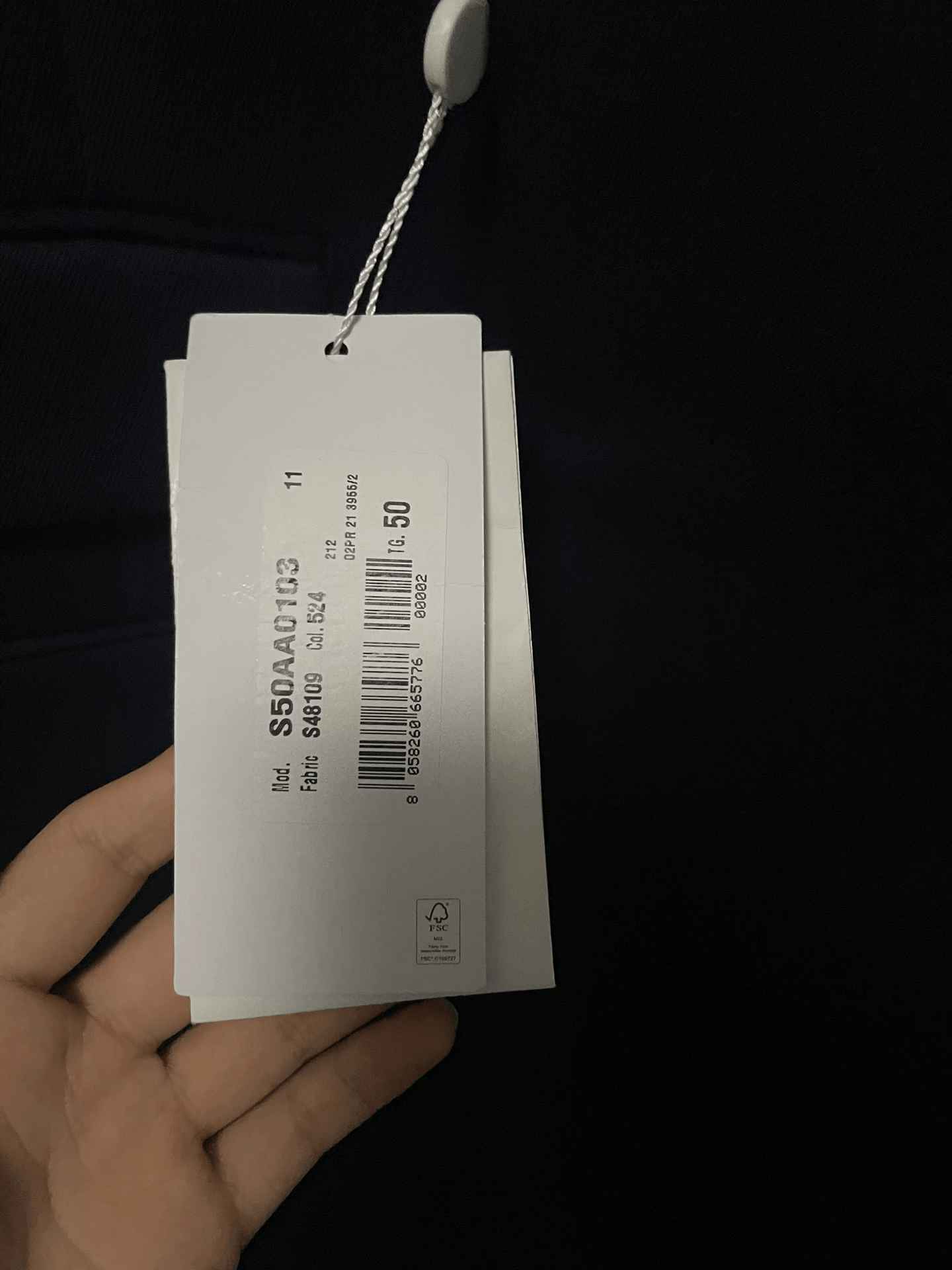 Maison Margiela Maison Margiela Navy Wool Coat Size 50 Size US M / EU 48-50 / 2 - 3 Thumbnail