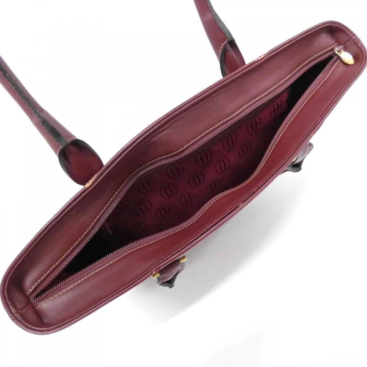 Cartier Cartier Cartier Leather Shoulder Bag Leather Shoulder Bag DUTY FREE for USA Size ONE SIZE - 9 Thumbnail