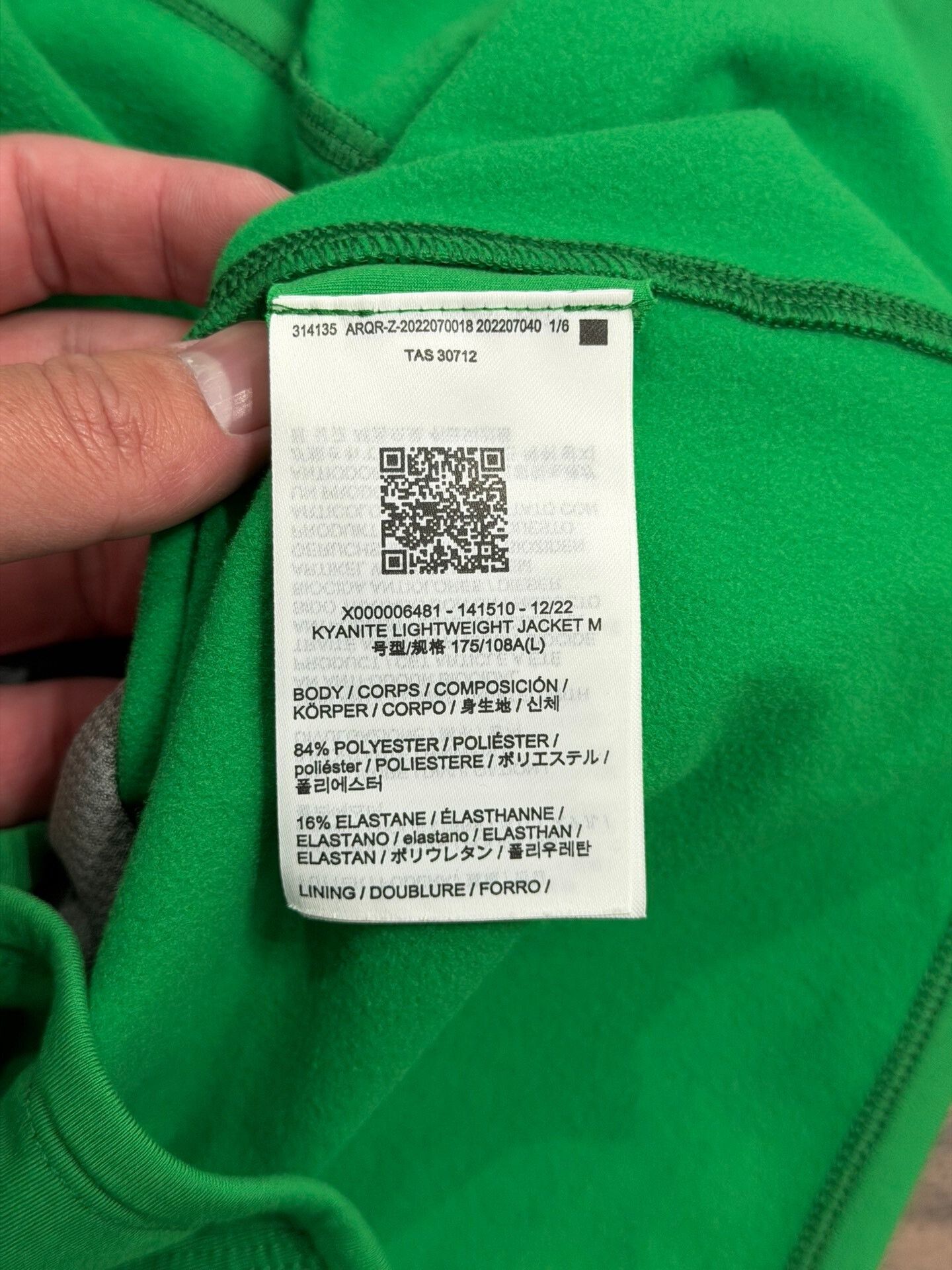 Arc'teryx Arcteryx Kyanite Lightweight Jacket Green Size US L / EU 52-54 / 3 - 4 Thumbnail