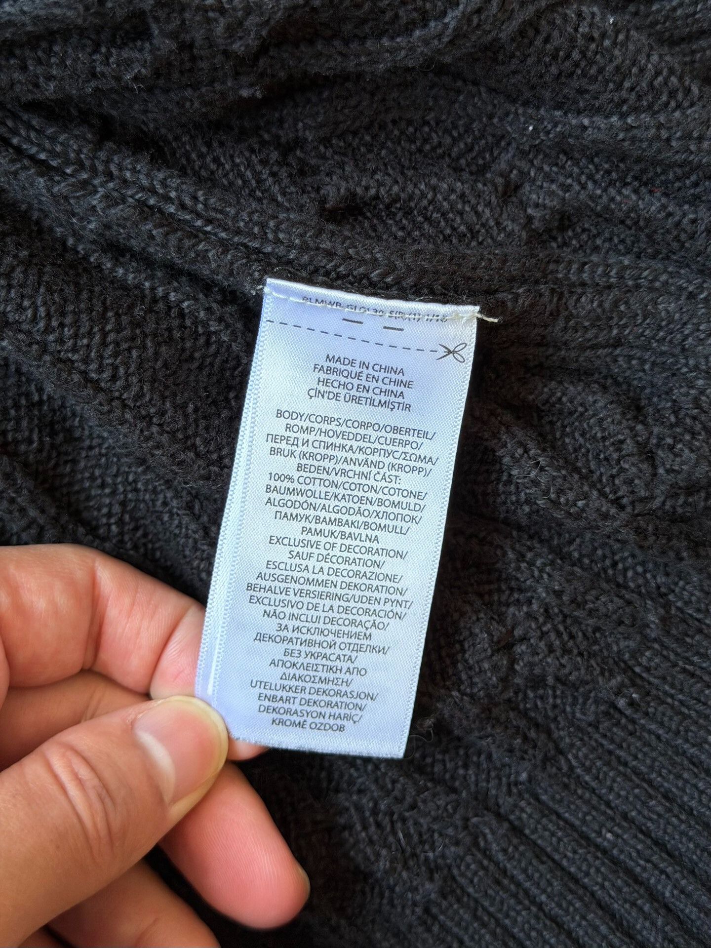 Polo Ralph Lauren Ralph Lauren Black Knit Zip-Up Sweater Size US XL / EU 56 / 4 - 8 Thumbnail