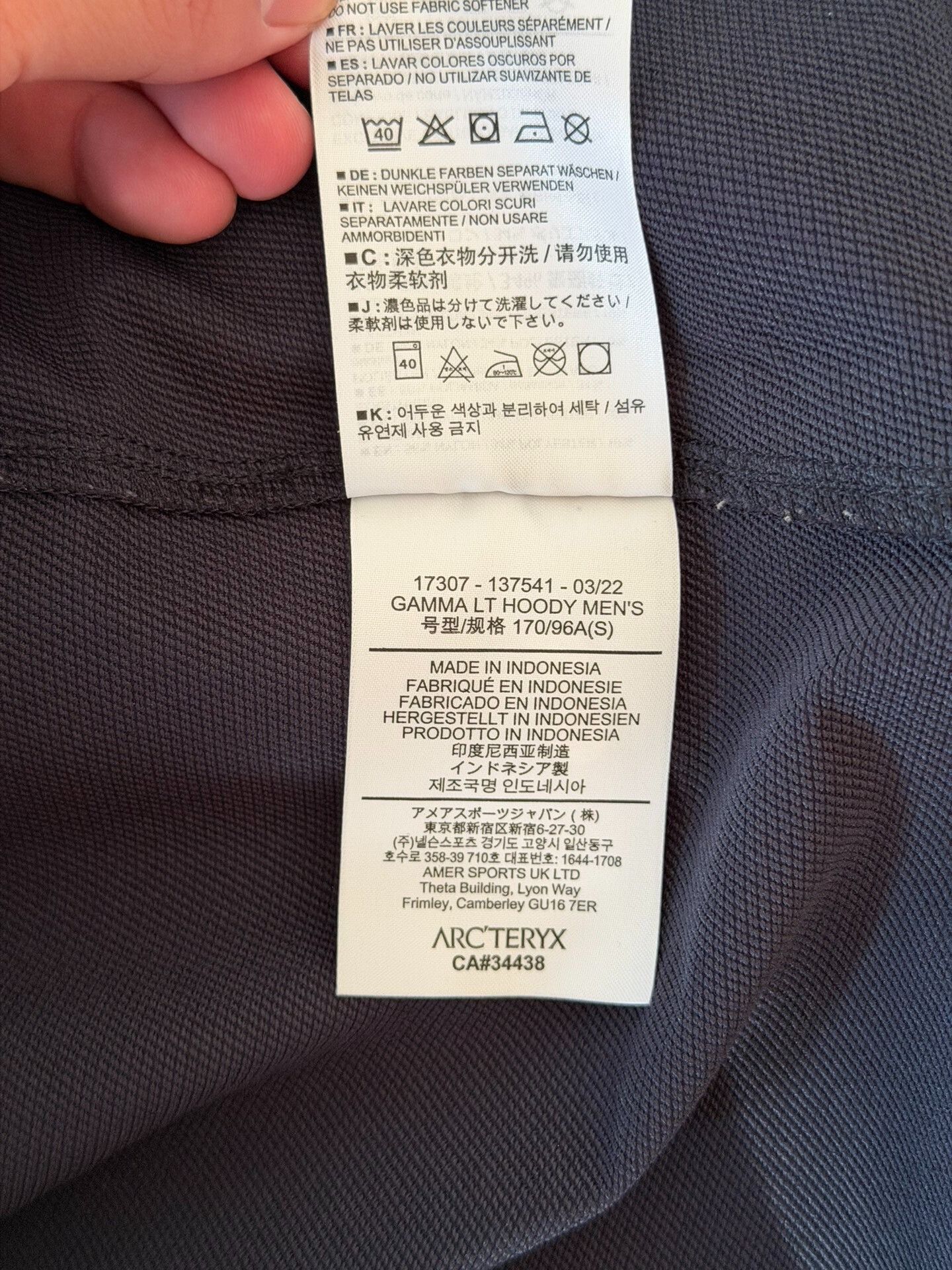 Arc'teryx Arcteryx Gamma LT Jacket for Men Size US S / EU 44-46 / 1 - 7 Thumbnail