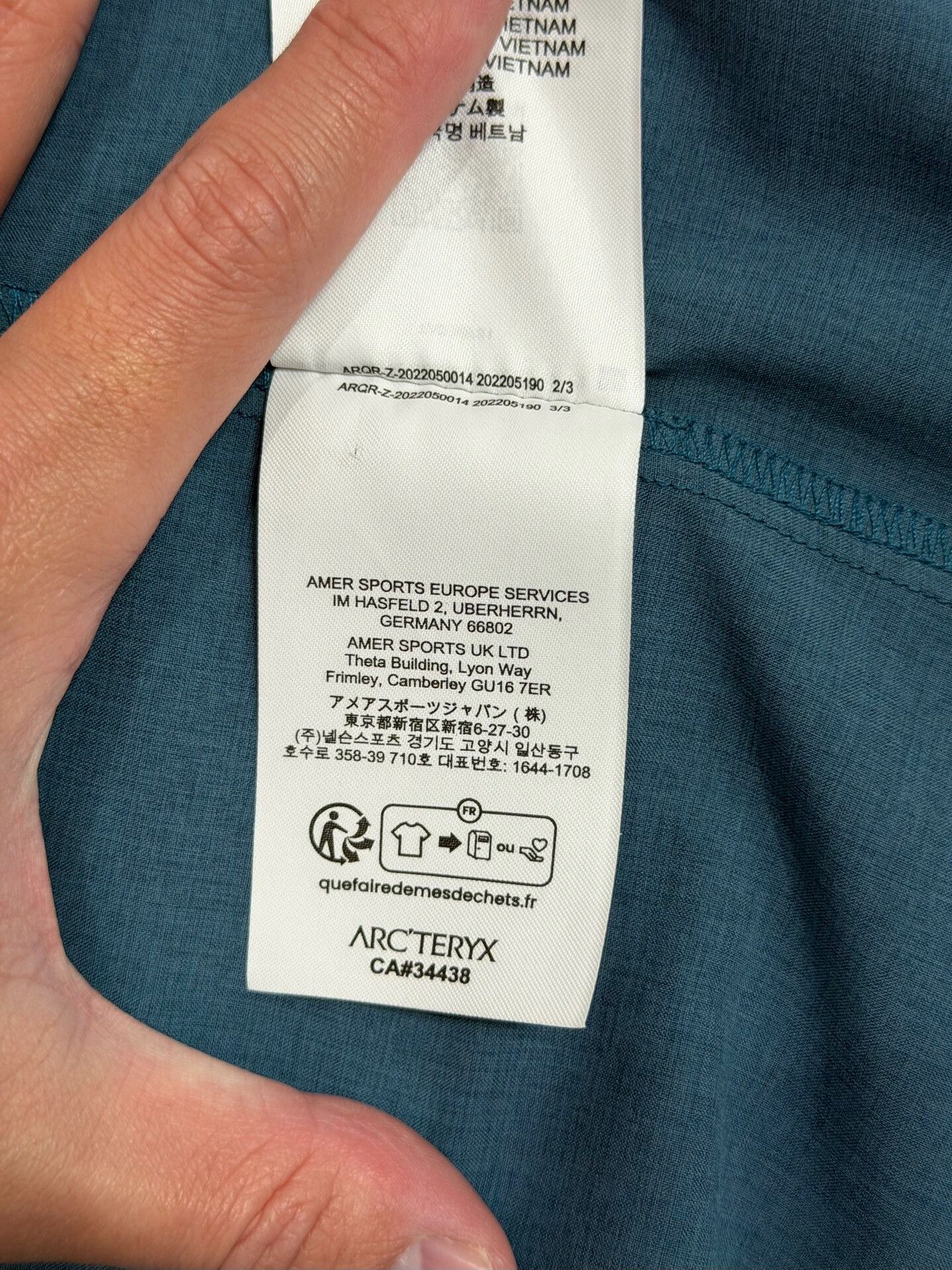 Arc'teryx Arcteryx SkyLine Long Sleeve Button Shirt Size US S / EU 44-46 / 1 - 5 Thumbnail