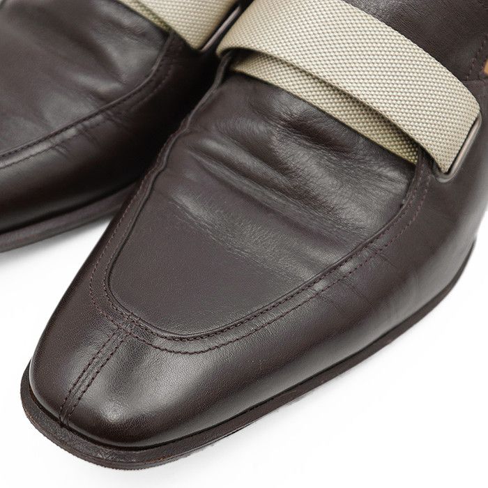 Hermes Hermes Hermès Leather Loafer 41.5 Leather Shoes DUTY FREE for USA Size ONE SIZE - 2 Thumbnail
