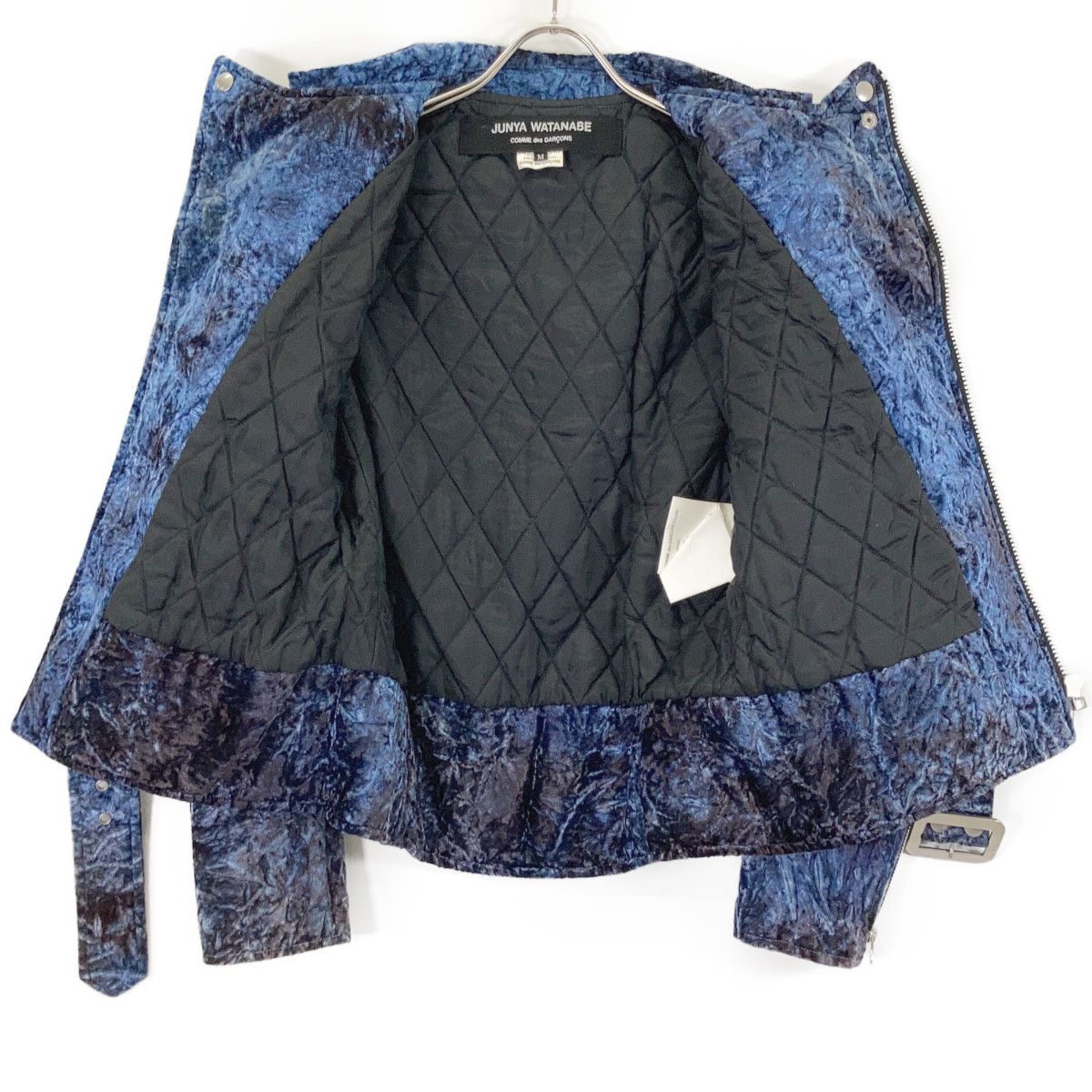 Other Other COMME des GARCONS JUNYA WATANABE Velour Jacket Textile Outerwear JJ-j012 DUTY FREE for USA Size ONE SIZE - 3 Thumbnail