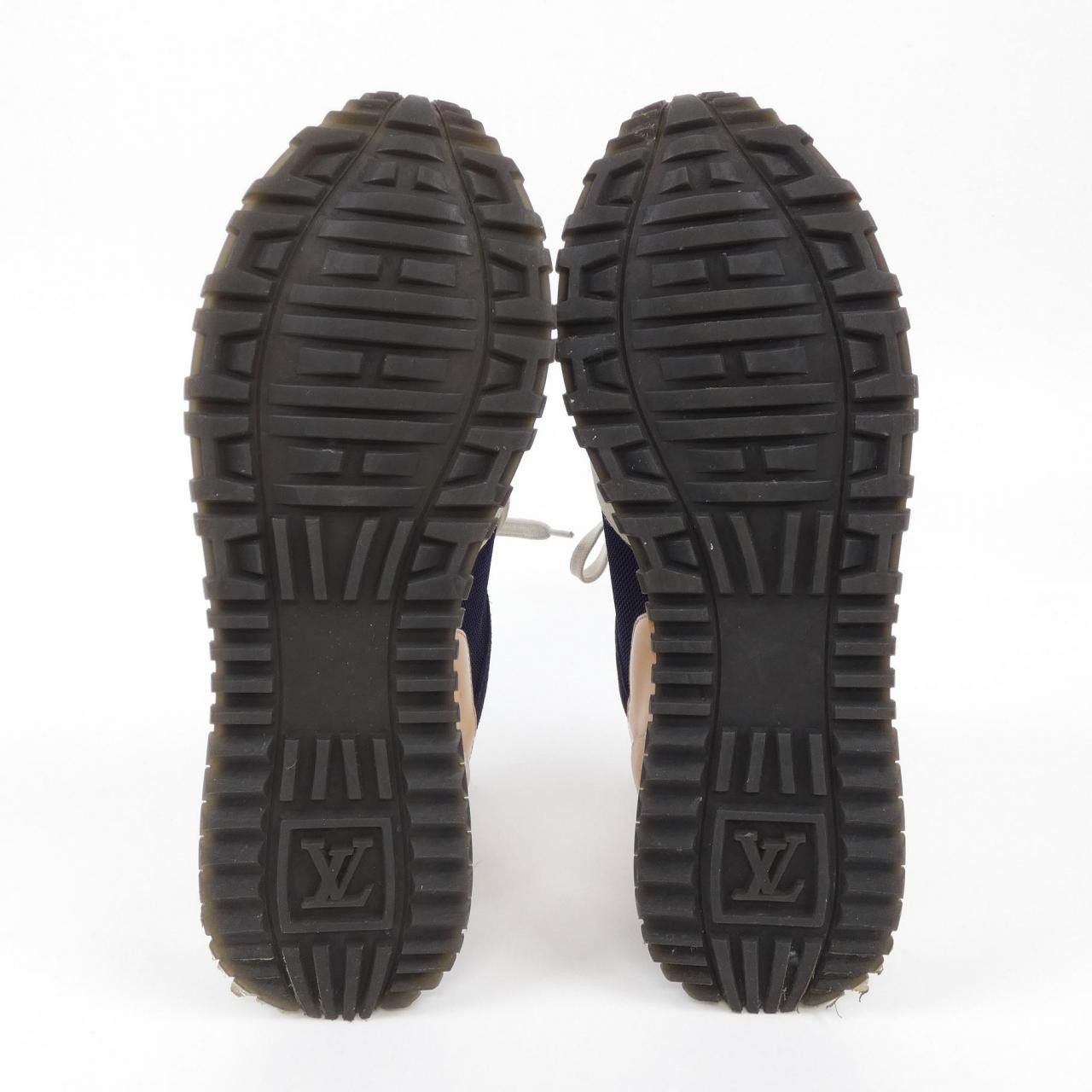 Louis Vuitton Louis Vuitton Louis Vuitton Run Away Line Suede Mesh Patent Leather Sneakers Leather Shoes DUTY FREE for USA Size ONE SIZE - 4 Thumbnail