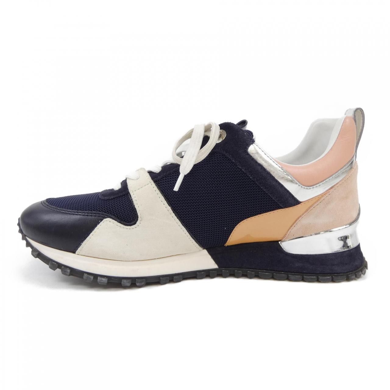 Louis Vuitton Louis Vuitton Louis Vuitton Run Away Line Suede Mesh Patent Leather Sneakers Leather Shoes DUTY FREE for USA Size ONE SIZE - 2 Thumbnail