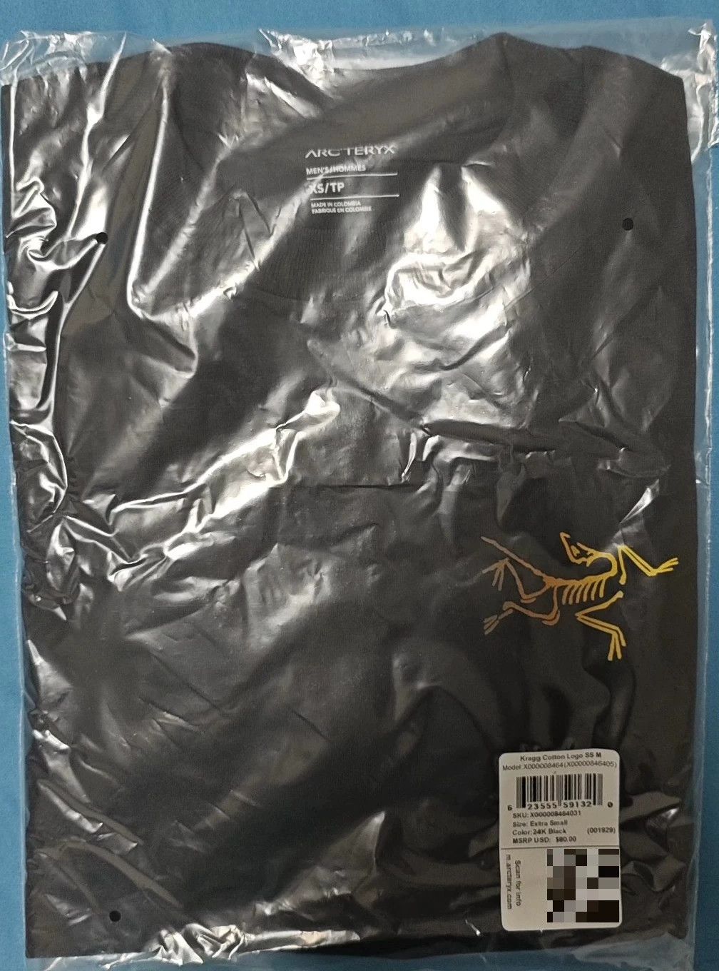 Arc'teryx Arc'teryx Kragg Cotton Logo SS T-Shirt Size US XXL / EU 58 / 5 - 6 Thumbnail