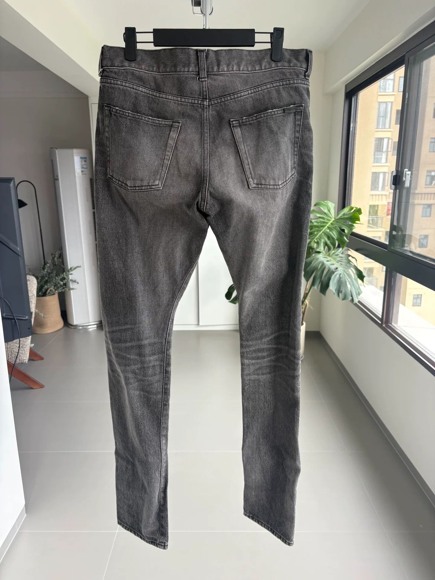 Saint Laurent Paris Saint Laurent Gray Denim Trousers 30 Size Size US 30 / EU 46 - 2 Thumbnail