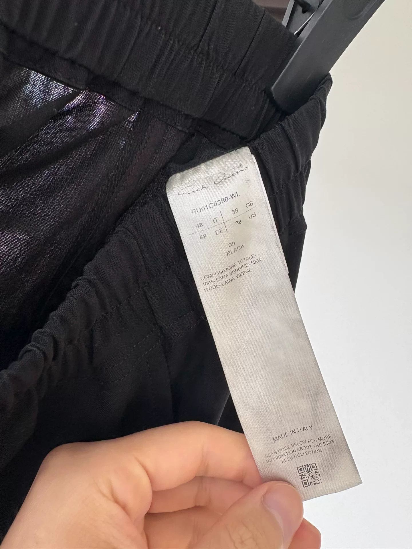 Rick Owens Rick Owens EDFU Wool Trousers Size US 32 / EU 48 - 4 Thumbnail
