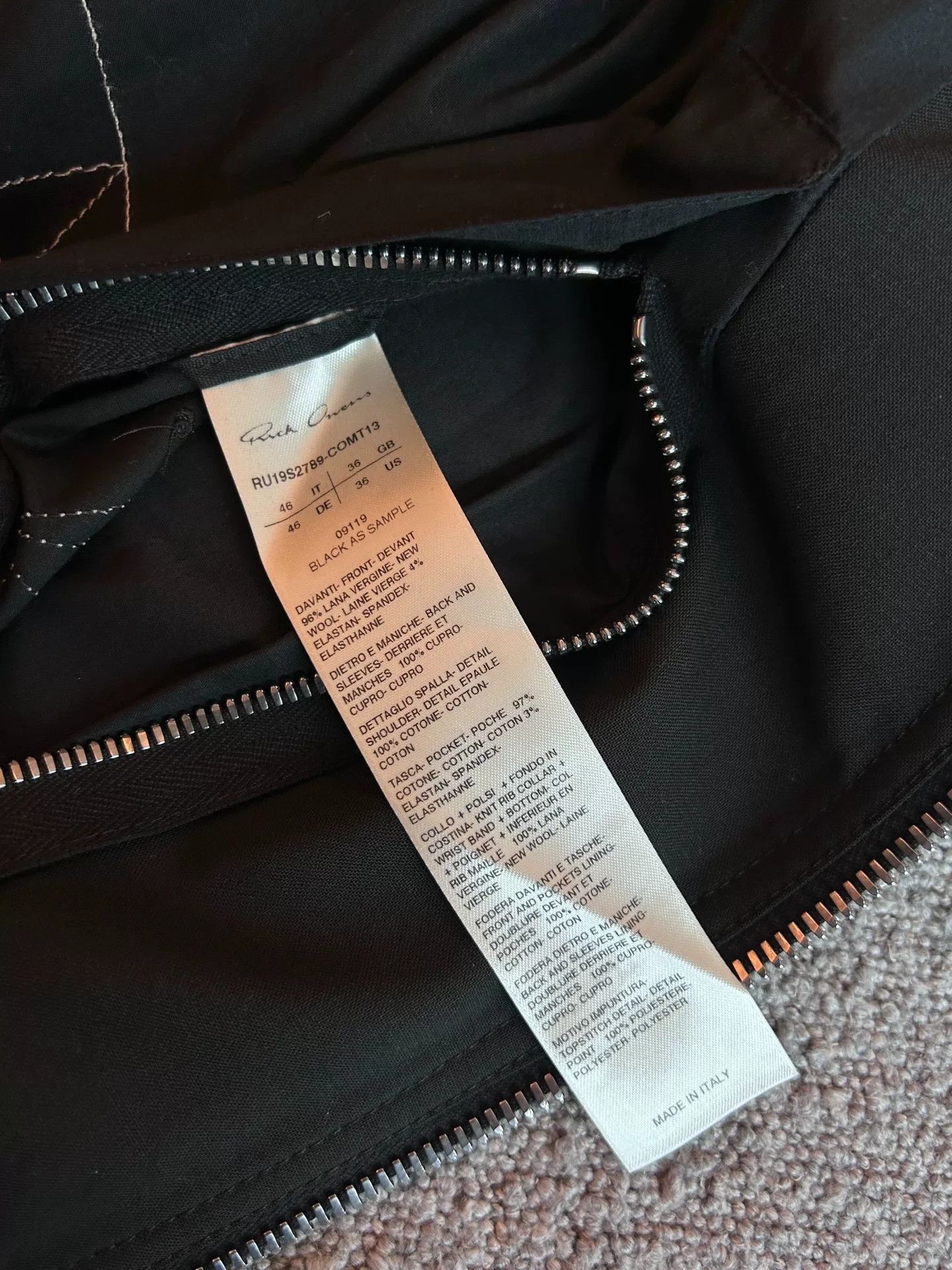 Rick Owens Rick Owens Fringed Pilot Jacket 2019 Size US S / EU 44-46 / 1 - 4 Thumbnail