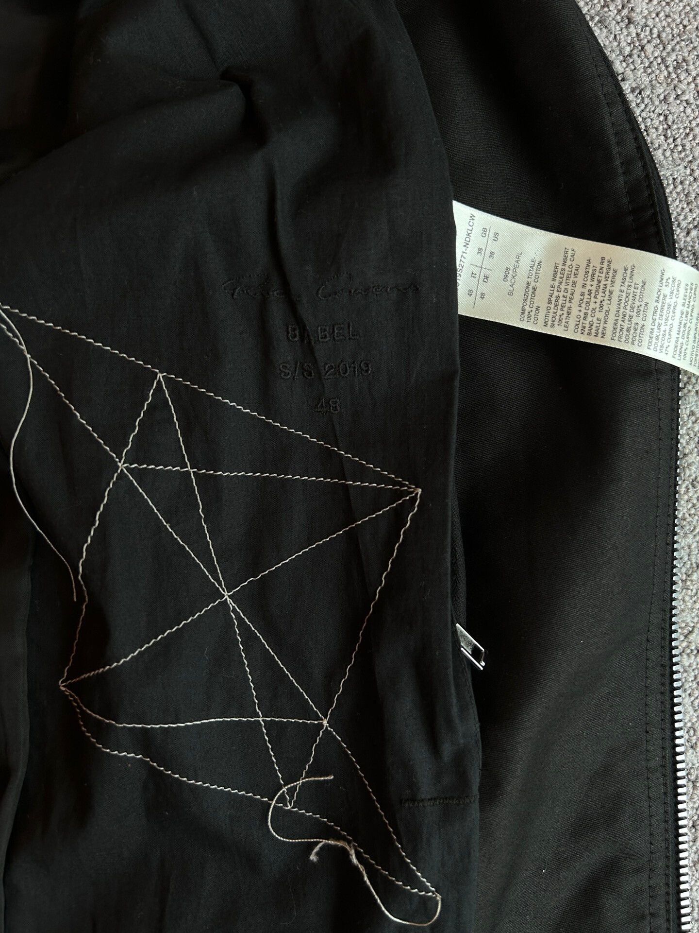 Rick Owens Rick Owens Black Zip Jacket Size US M / EU 48-50 / 2 - 3 Thumbnail