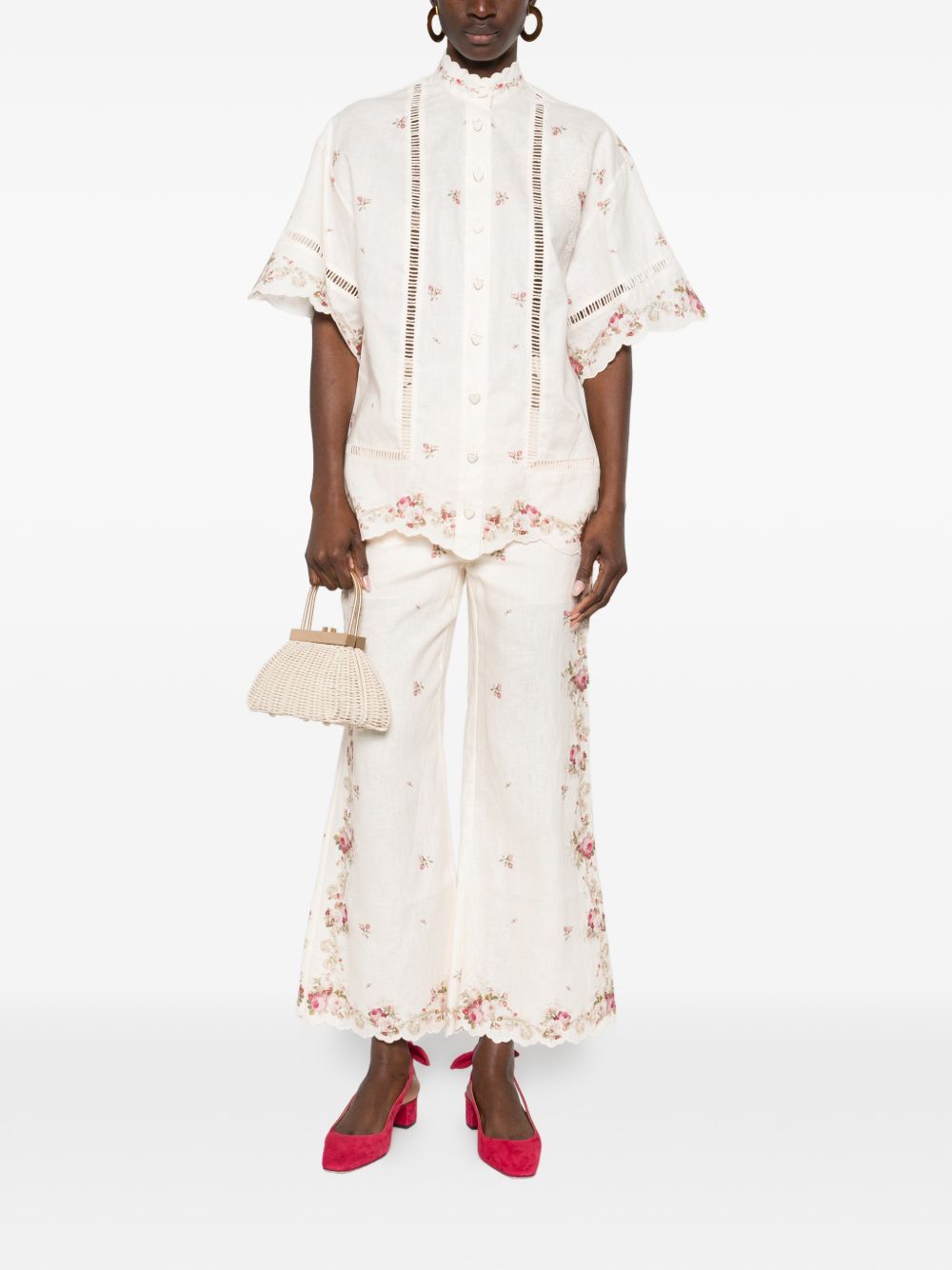 Zimmermann PATIENCE LINEN SHIRT Size S / US 4 / IT 40 - 3 Thumbnail