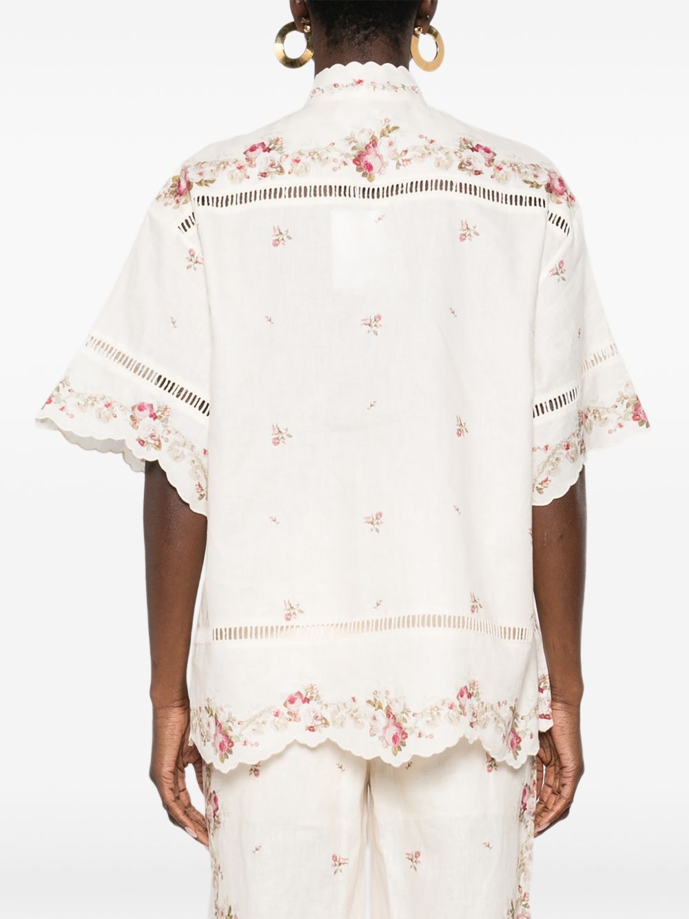 Zimmermann PATIENCE LINEN SHIRT Size S / US 4 / IT 40 - 5 Thumbnail