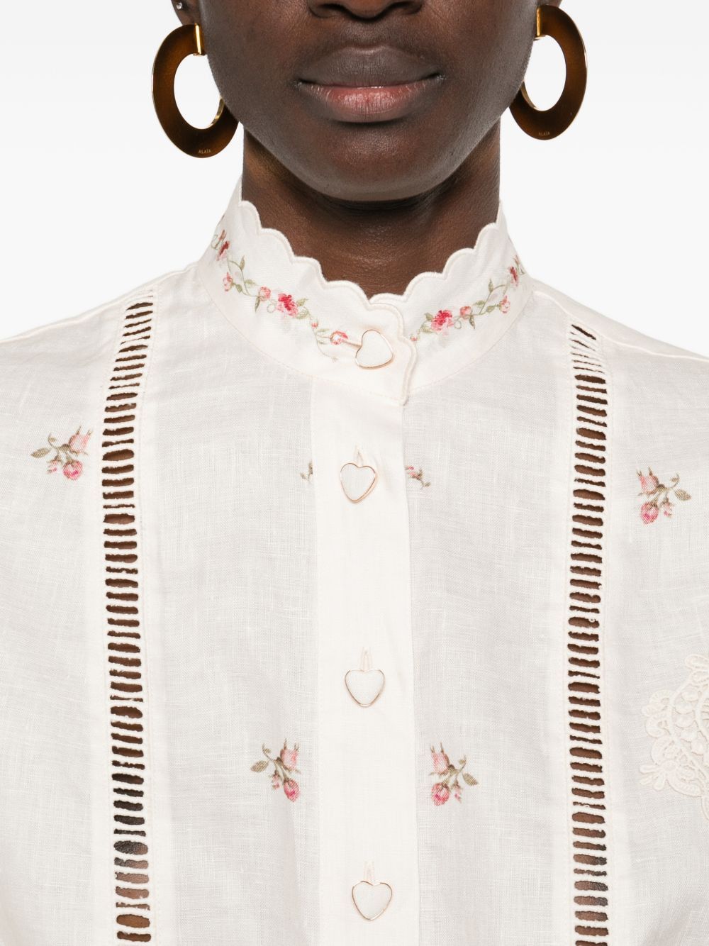 Zimmermann PATIENCE LINEN SHIRT Size S / US 4 / IT 40 - 2 Thumbnail