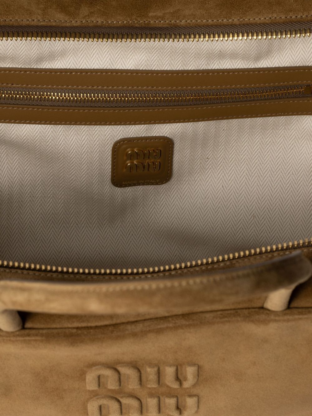Miu Miu BEAU SUEDE HANDBAG Size ONE SIZE - 3 Thumbnail