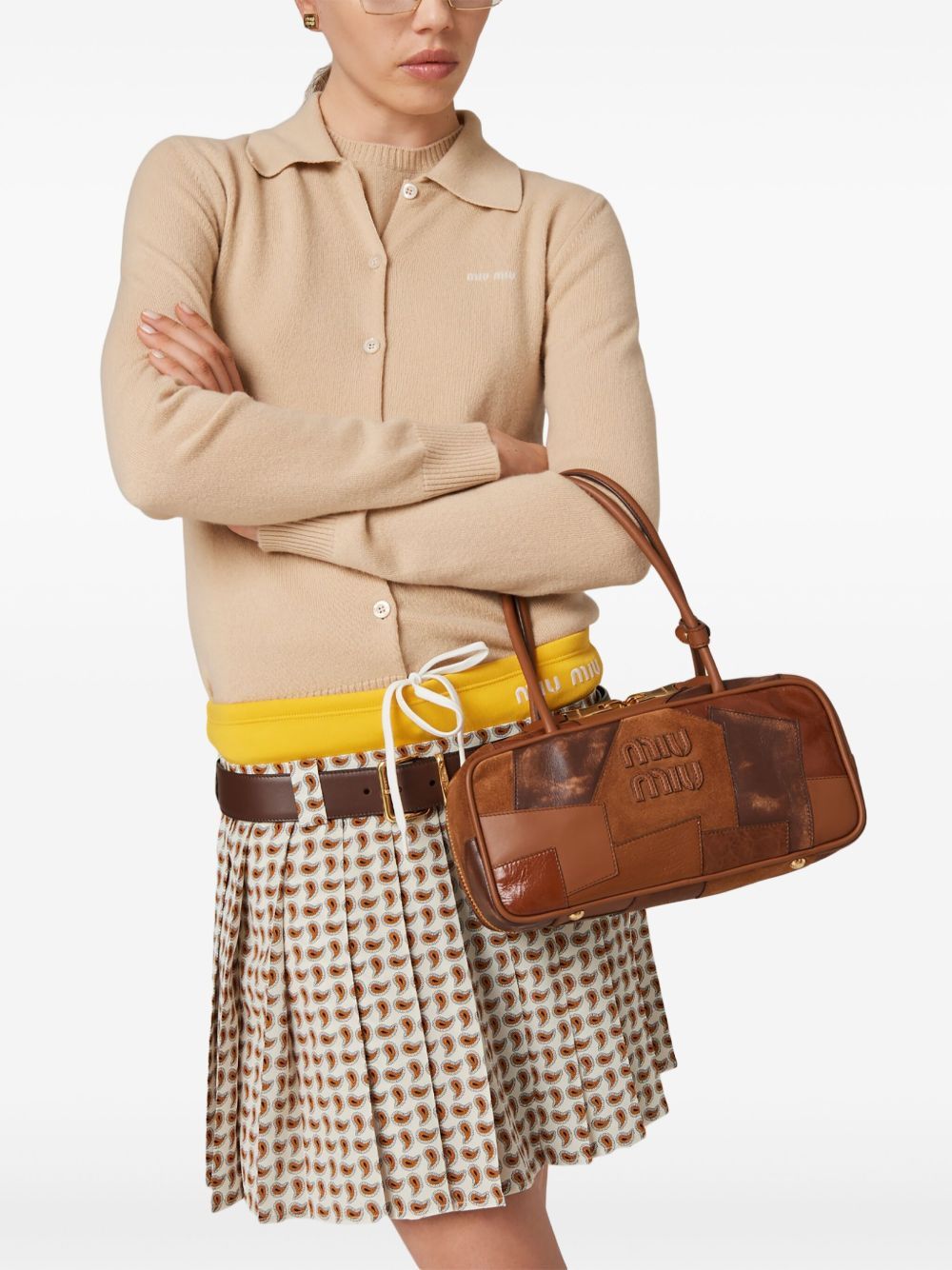 Miu Miu BEAU SMALL LEATHER HANDBAG Size ONE SIZE - 3 Thumbnail