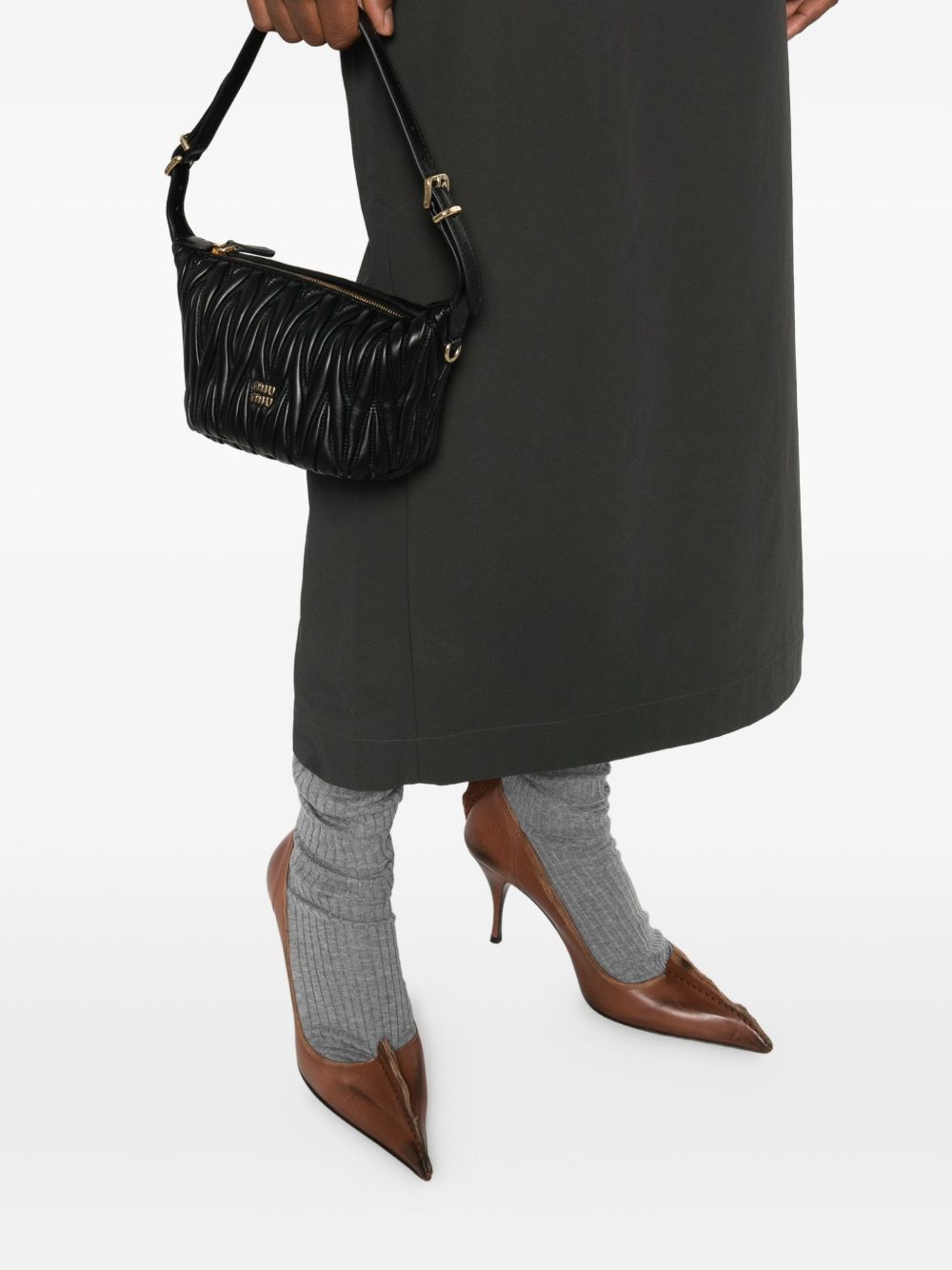 Miu Miu MATELASSÉ LEATHER MINI BAG Size ONE SIZE - 2 Thumbnail