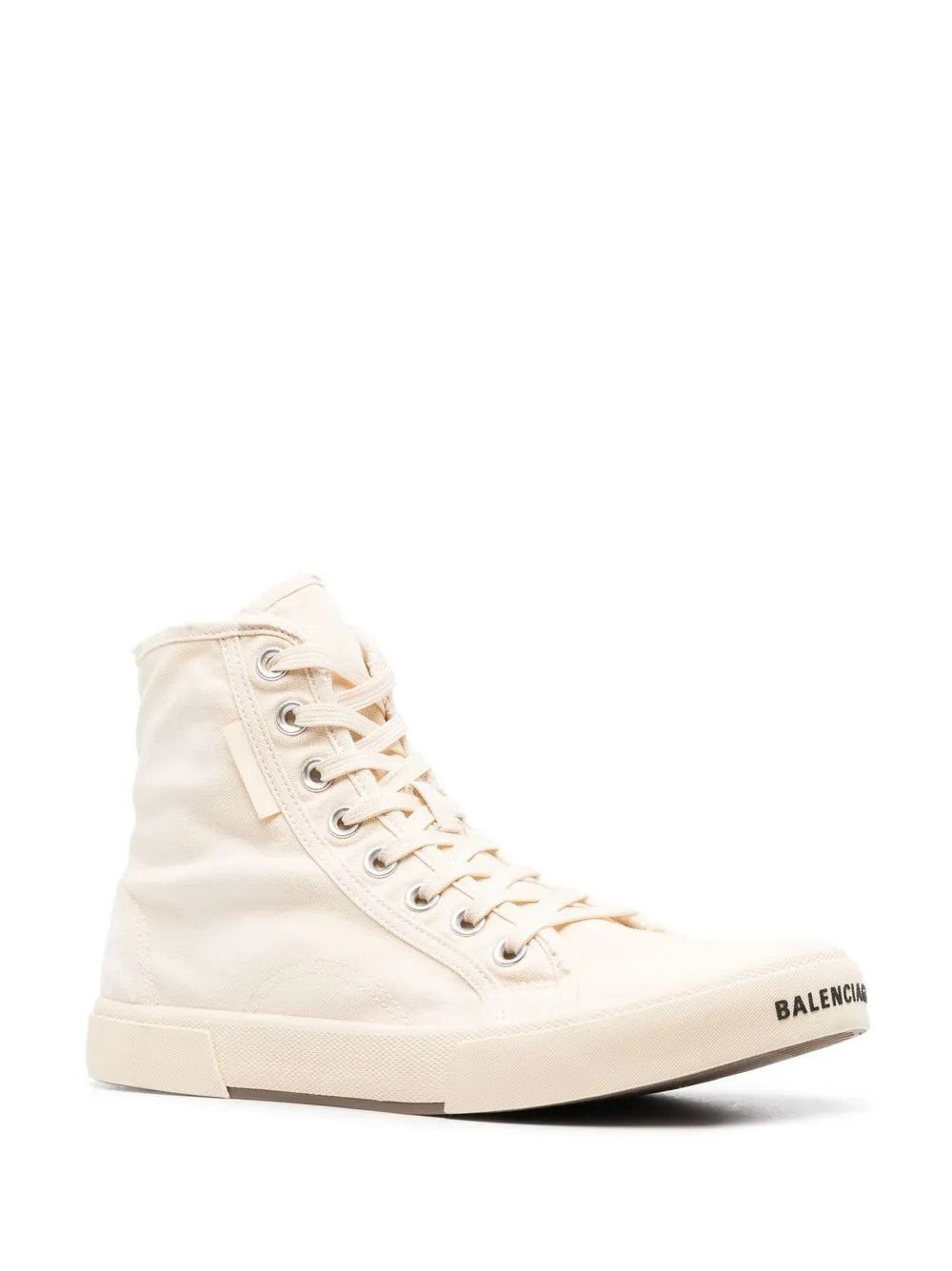 Balenciaga Paris High Top Beige Sneakers Men's Size US 12 / EU 45 - 2 Thumbnail