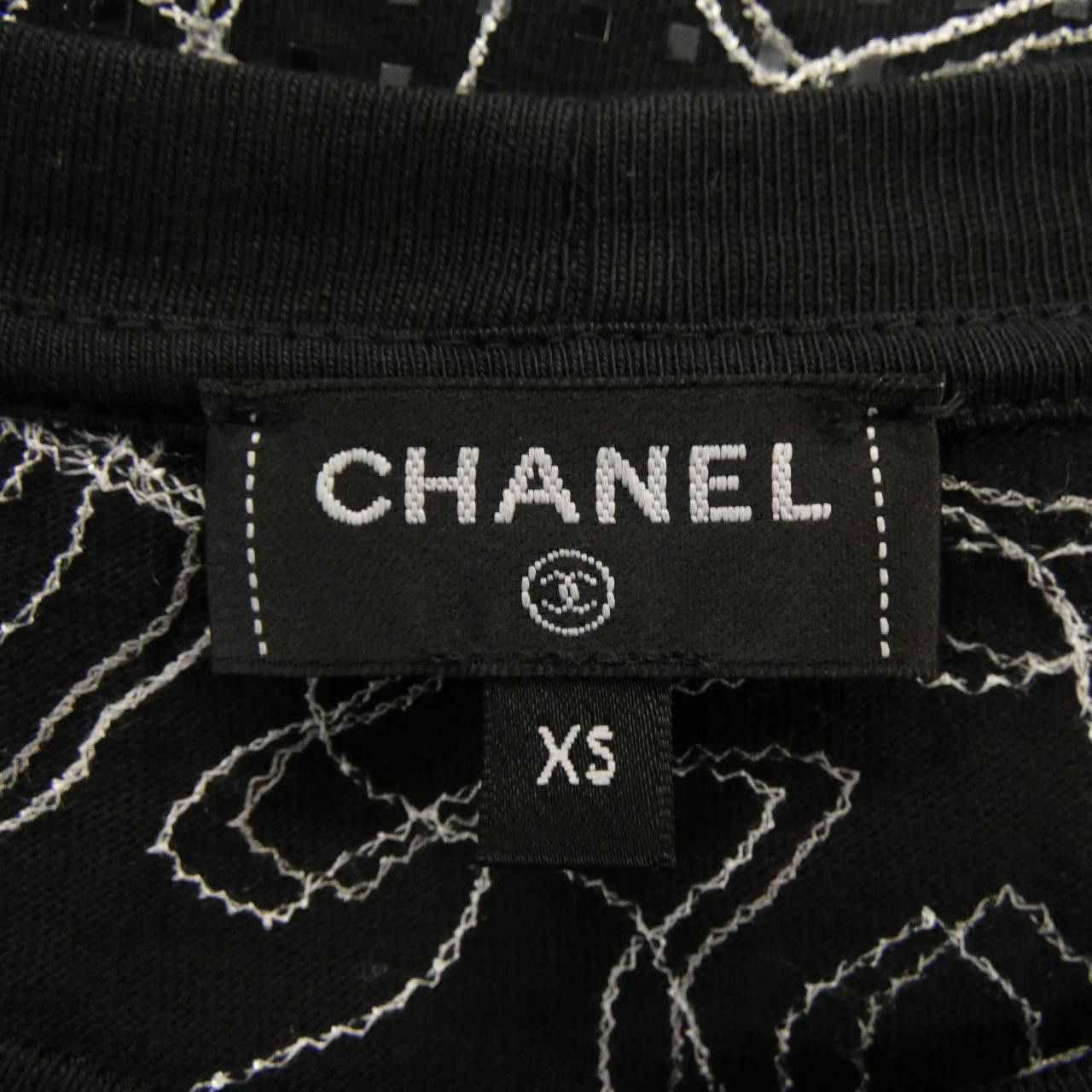 Chanel Chanel Chanel LOOK48 T-shirt Textile T-Shirts P78741K11351 25C DUTY FREE for USA Size ONE SIZE - 5 Thumbnail