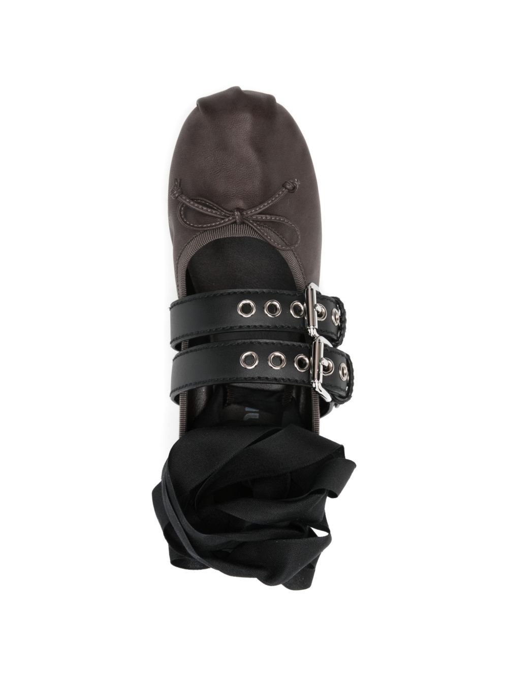 Miu Miu LEATHER BALLETS Size US 6 / IT 36 - 2 Thumbnail