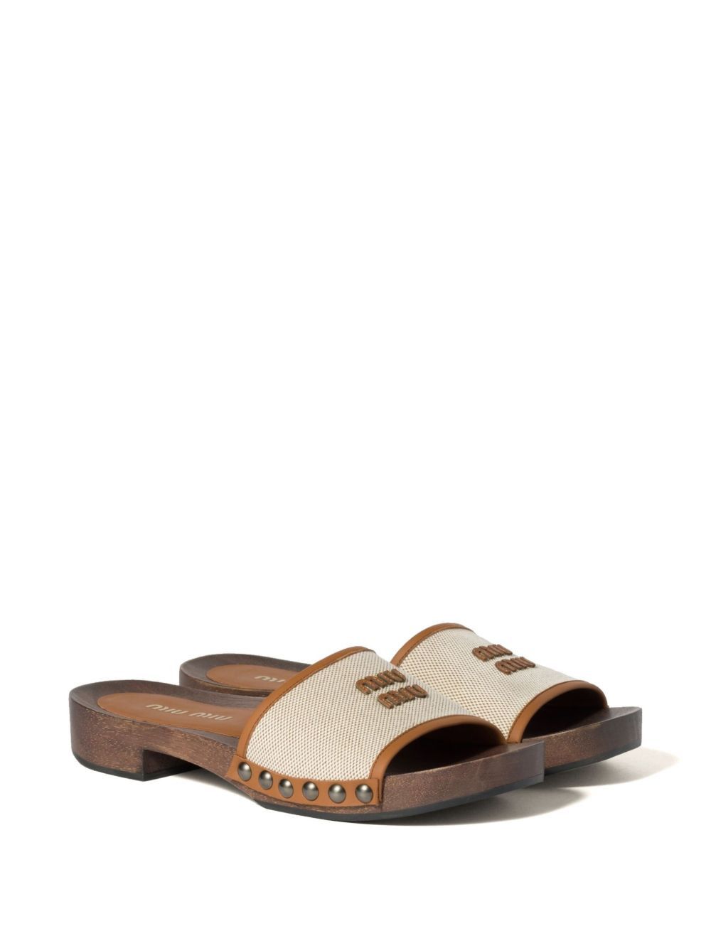 Miu Miu LOGO SLIDES Size US 10 / IT 40 - 3 Thumbnail