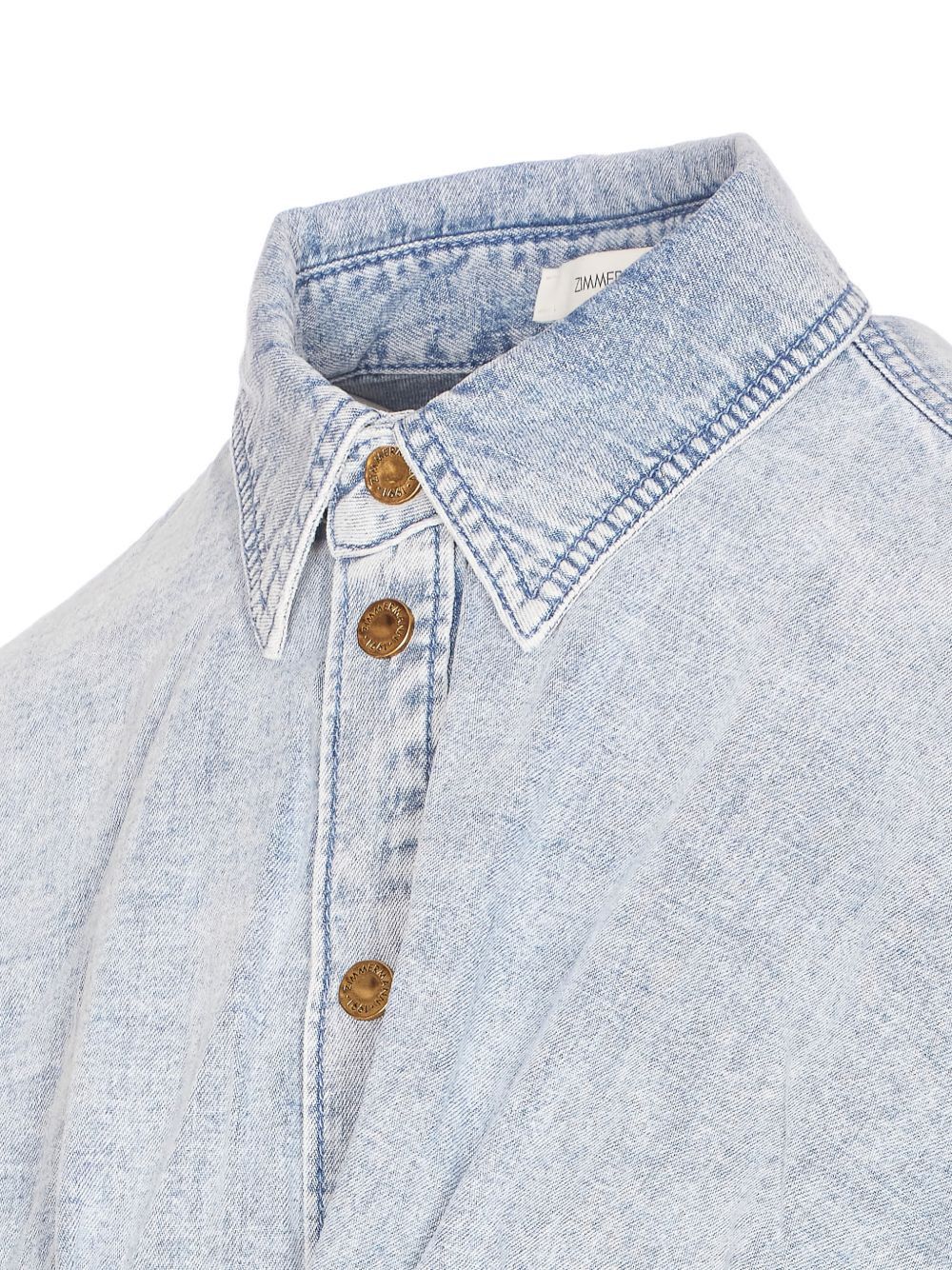 Zimmermann REBELLION DENIM TOP Size XS / US 0-2 / IT 36-38 - 2 Thumbnail