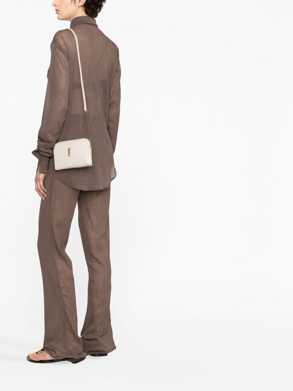 Saint Laurent Paris GABY MINI LEATHER CROSSBODY BAG Size ONE SIZE - 4 Thumbnail