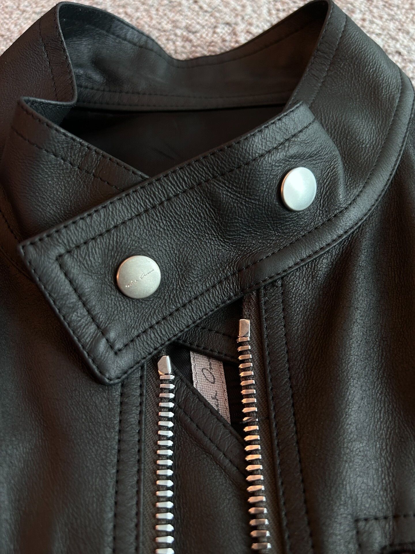 Rick Owens Rick Owens Black Lambskin Leather Jacket Size US M / EU 48-50 / 2 - 3 Thumbnail