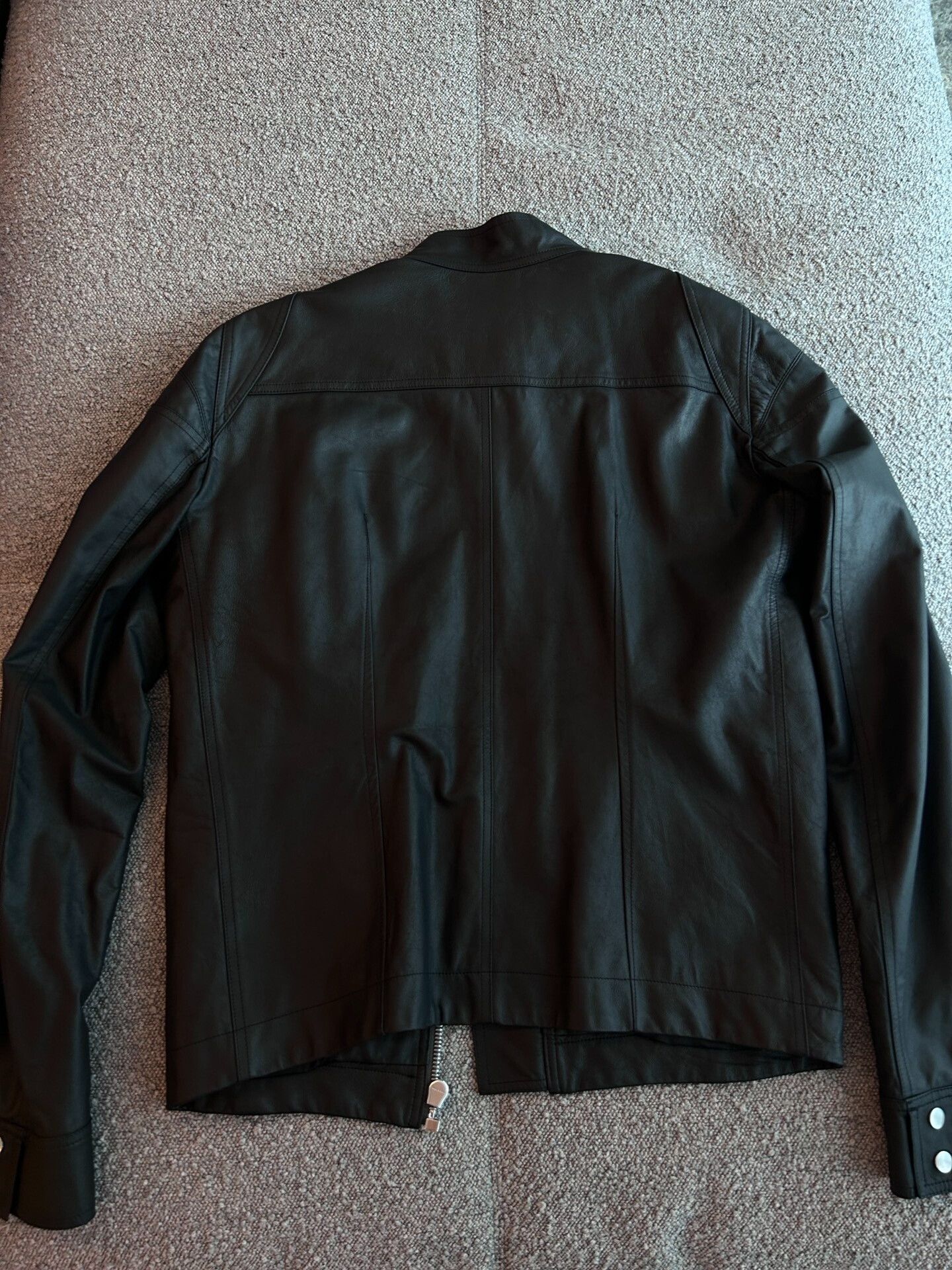 Rick Owens Rick Owens Black Lambskin Leather Jacket Size US M / EU 48-50 / 2 - 2 Thumbnail