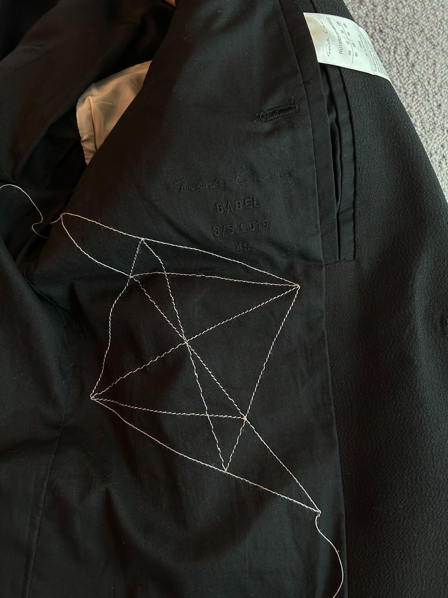 Rick Owens Rick Owens Black Suit Jacket Size US M / EU 48-50 / 2 - 4 Thumbnail