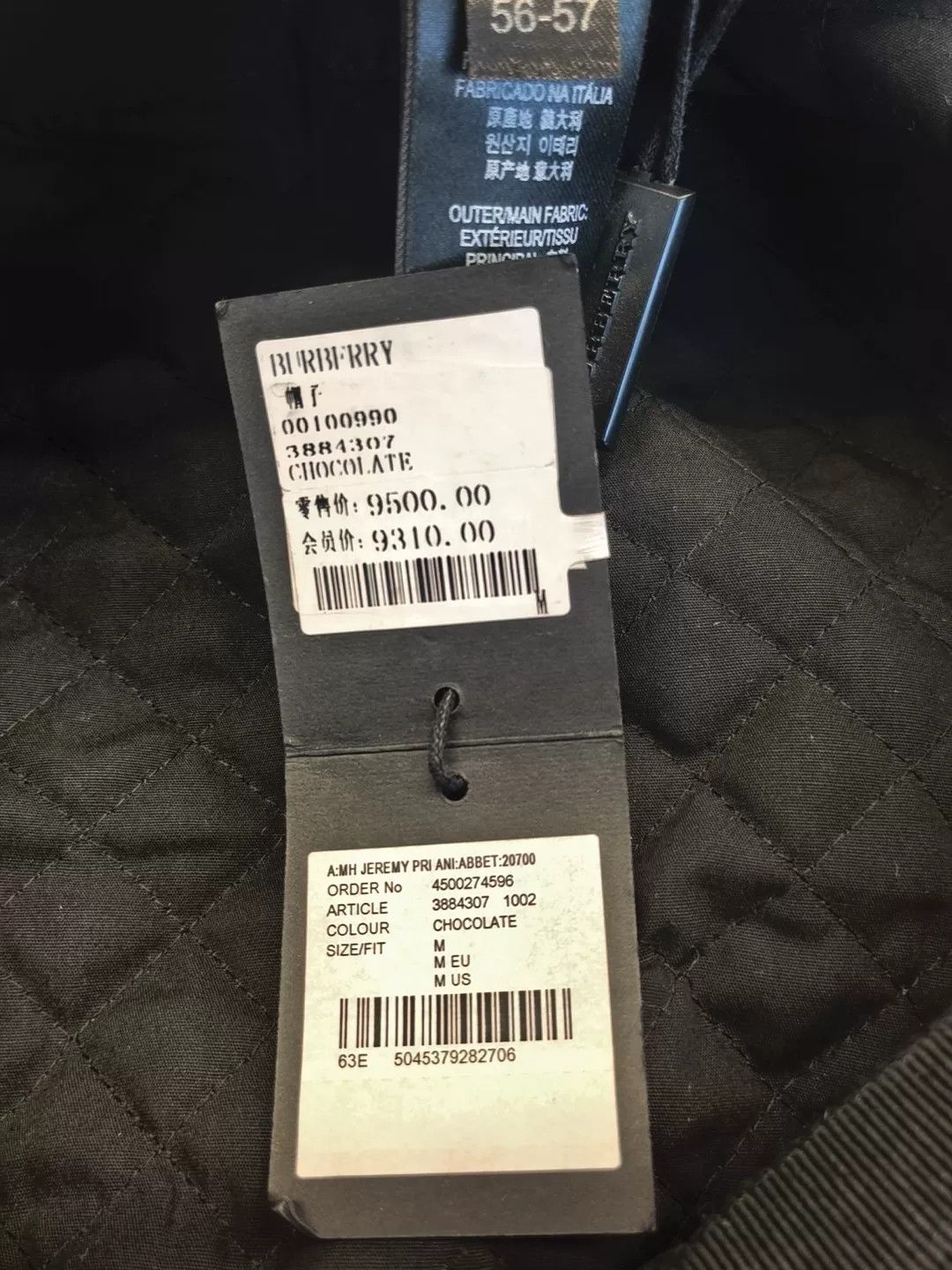 Burberry Burberry Men's Leather Beret Hat M Size ONE SIZE - 8 Thumbnail