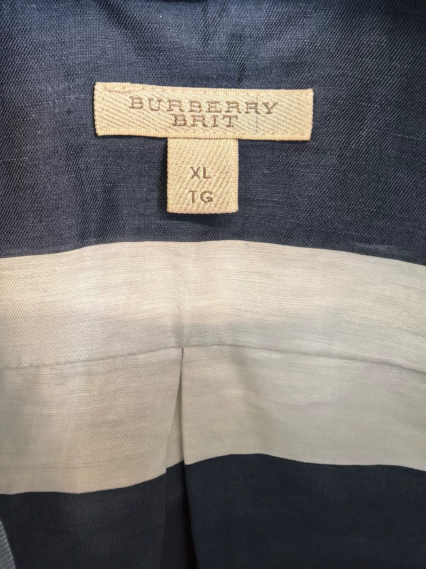 Burberry Burberry Brit Men's Striped Polo Shirt Size US XL / EU 56 / 4 - 5 Thumbnail