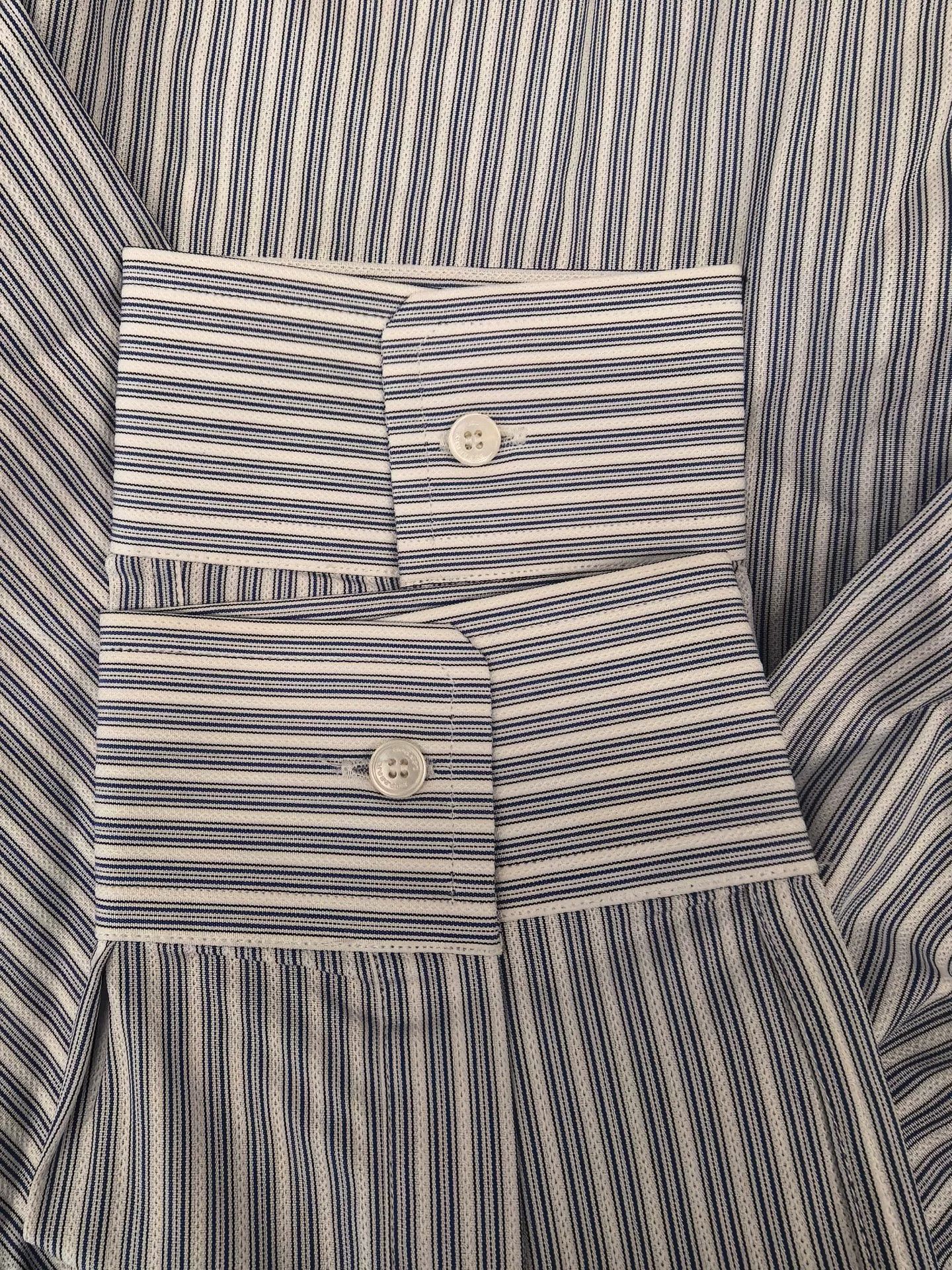 Burberry Burberry Men's Long Sleeve Striped Shirt Size US M / EU 48-50 / 2 - 3 Thumbnail