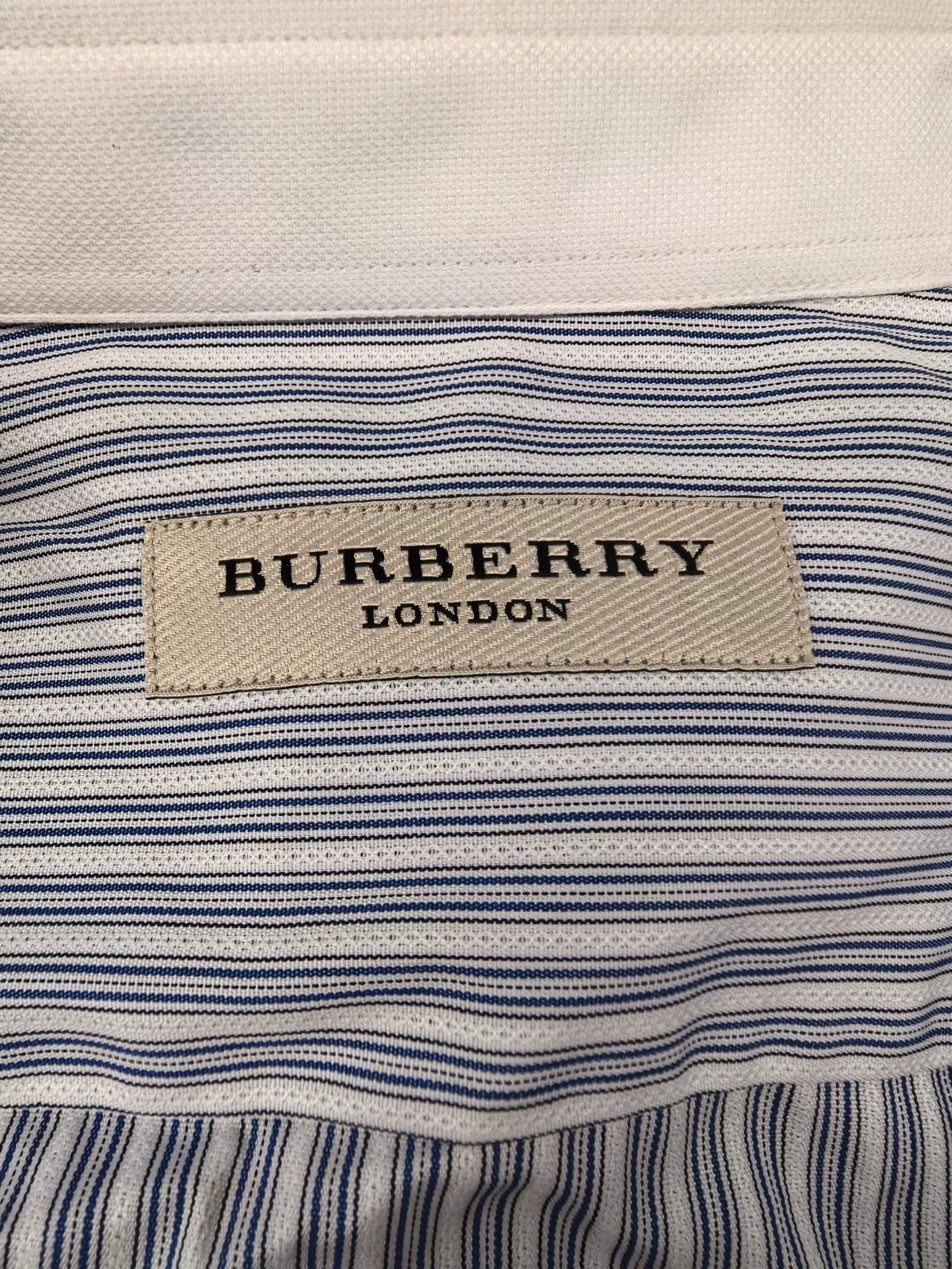 Burberry Burberry Men's Long Sleeve Striped Shirt Size US M / EU 48-50 / 2 - 4 Thumbnail