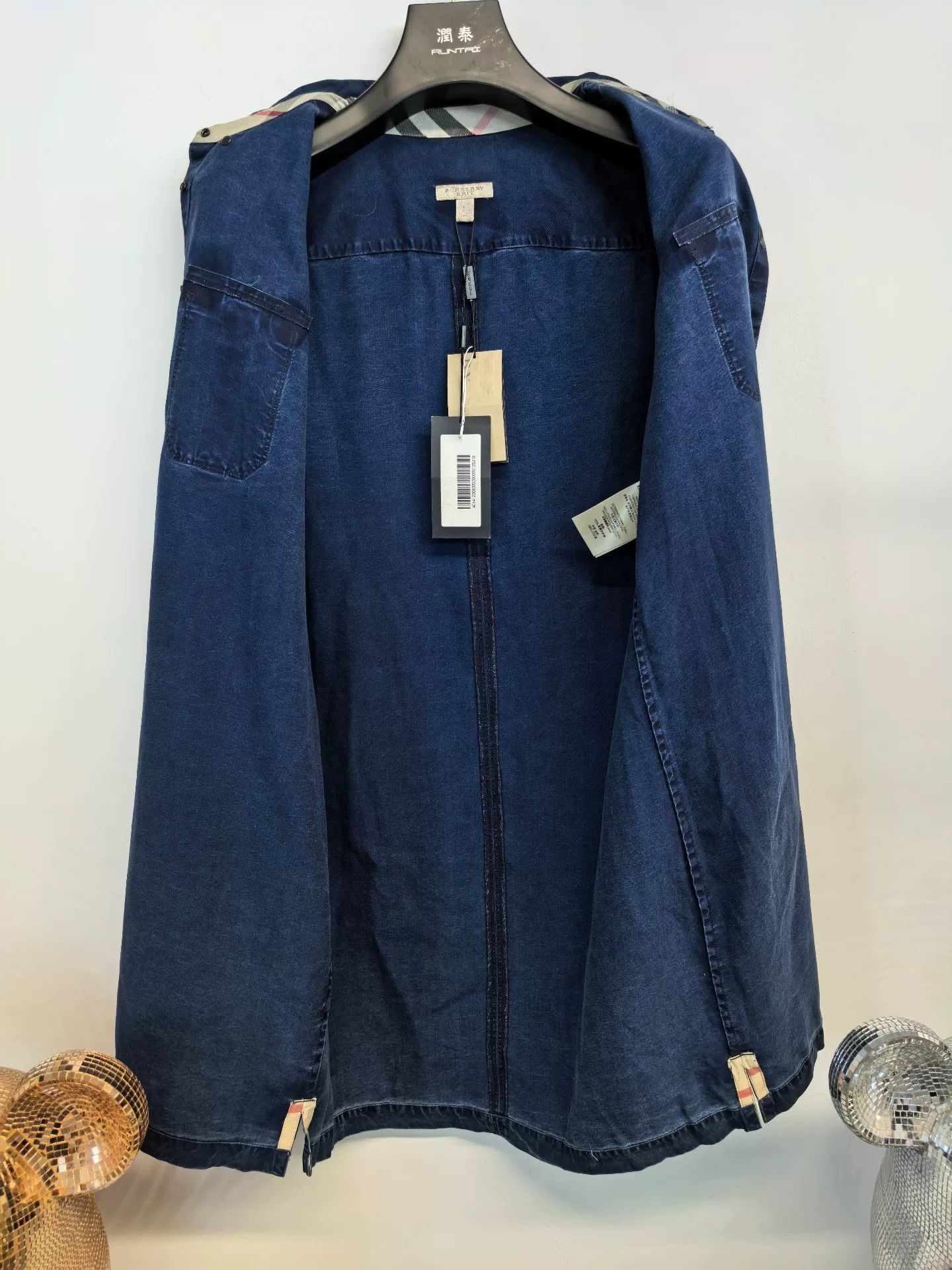 Burberry Burberry Women's Dark Blue Denim Shirt Size M / US 6-8 / IT 42-44 - 3 Thumbnail
