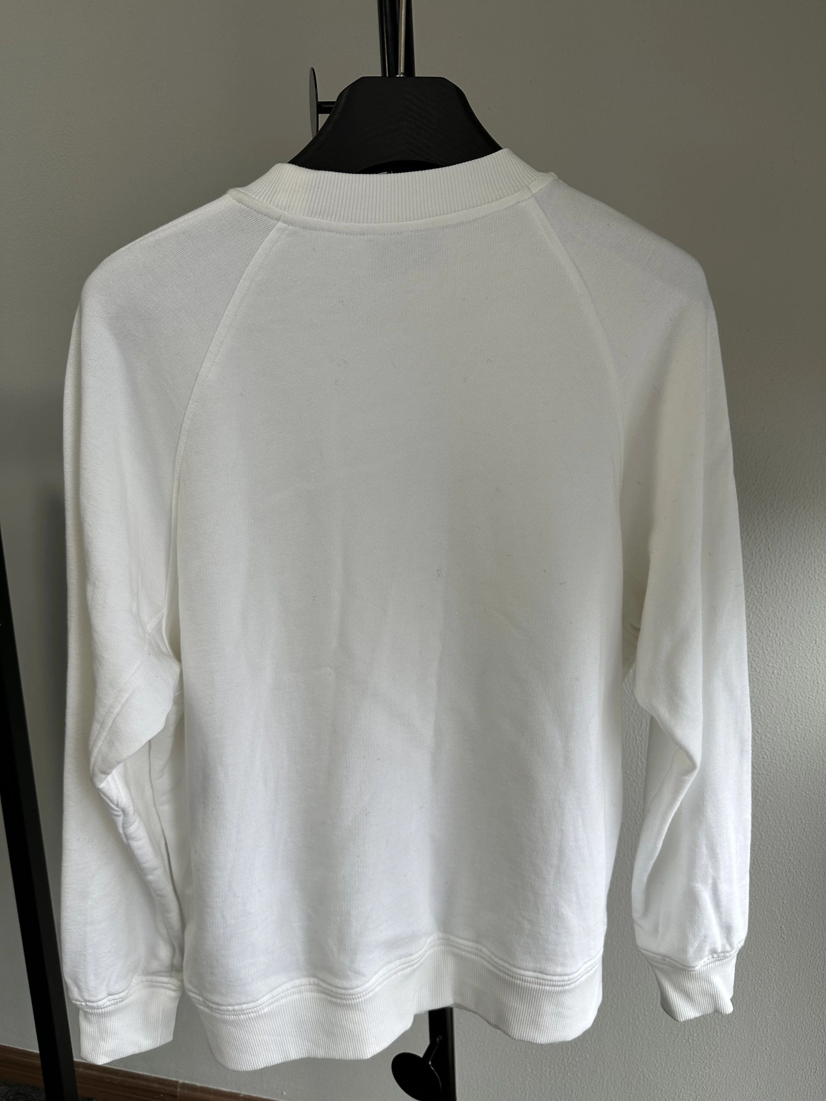 Prada Prada Black and White Graffiti Logo Sweatshirt Size US M / EU 48-50 / 2 - 2 Thumbnail