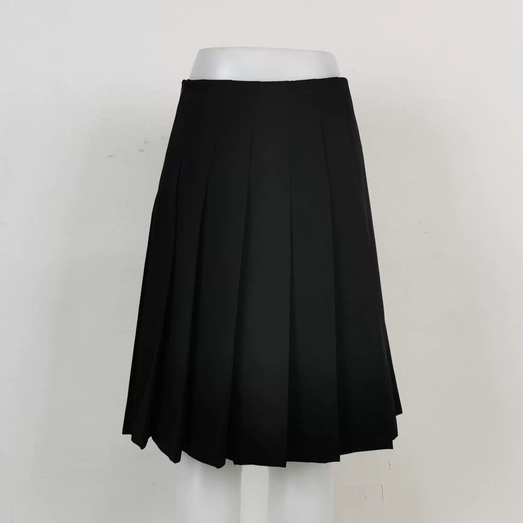 Prada Prada Color-Block Pleated Skirt Size 38 Size 38" / US 16 / IT 52 - 2 Thumbnail