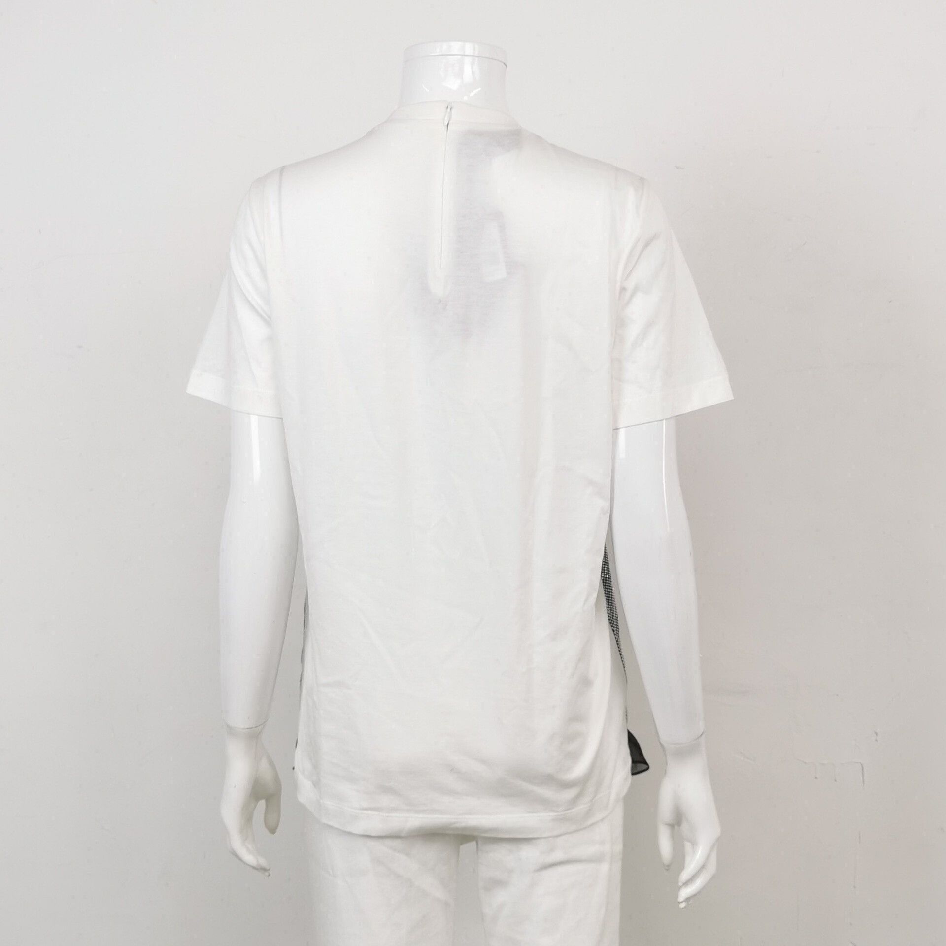 Prada Prada Black and White Short-Sleeve T-Shirt Size XS / US 0-2 / IT 36-38 - 2 Thumbnail