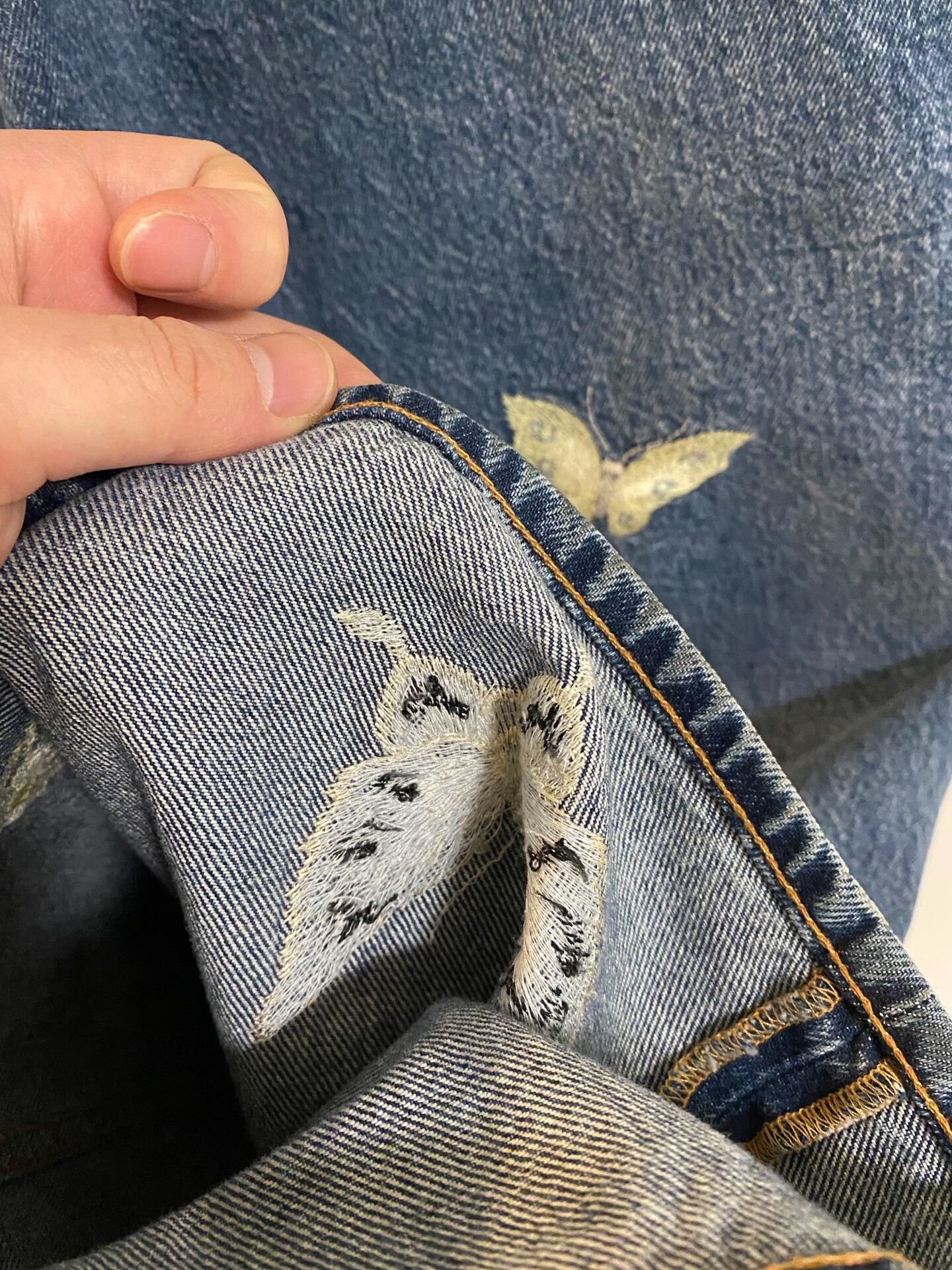 Our Legacy Our Legacy Vast Cut Butterfly Jeans Size 34" / US 12 / IT 48 - 4 Thumbnail