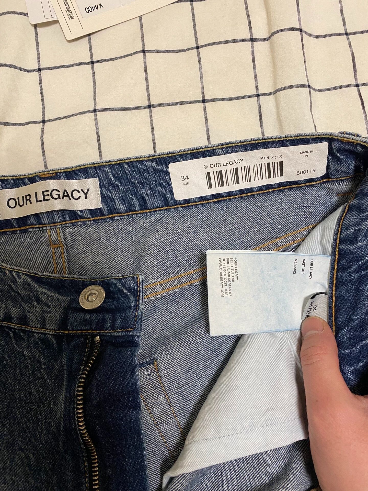 Our Legacy Our Legacy Vast Cut Butterfly Jeans Size 34" / US 12 / IT 48 - 5 Thumbnail