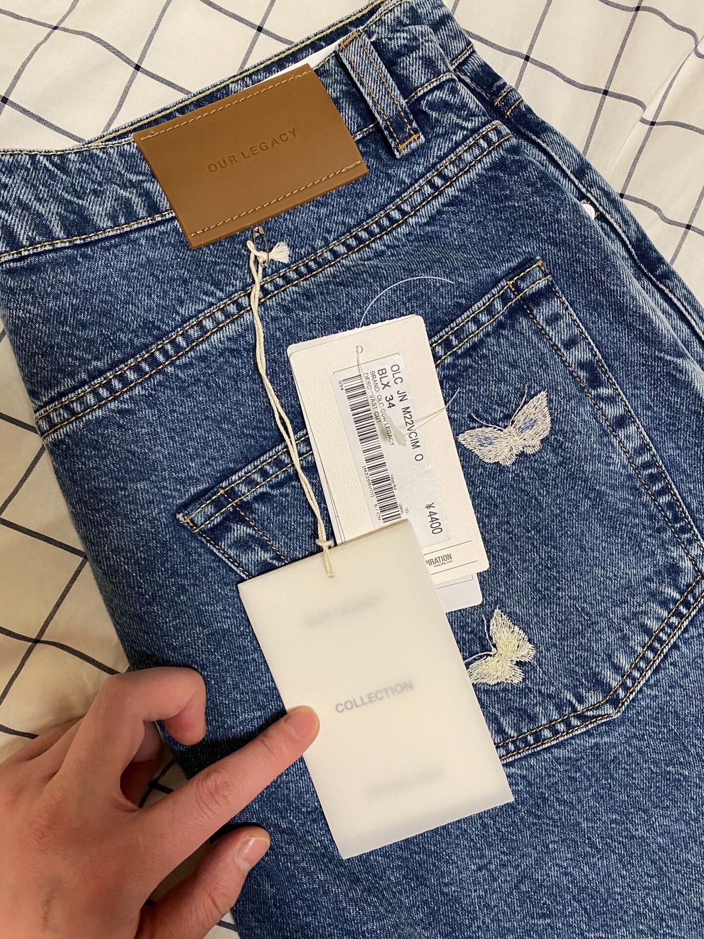 Our Legacy Our Legacy Vast Cut Butterfly Jeans Size 34" / US 12 / IT 48 - 6 Thumbnail