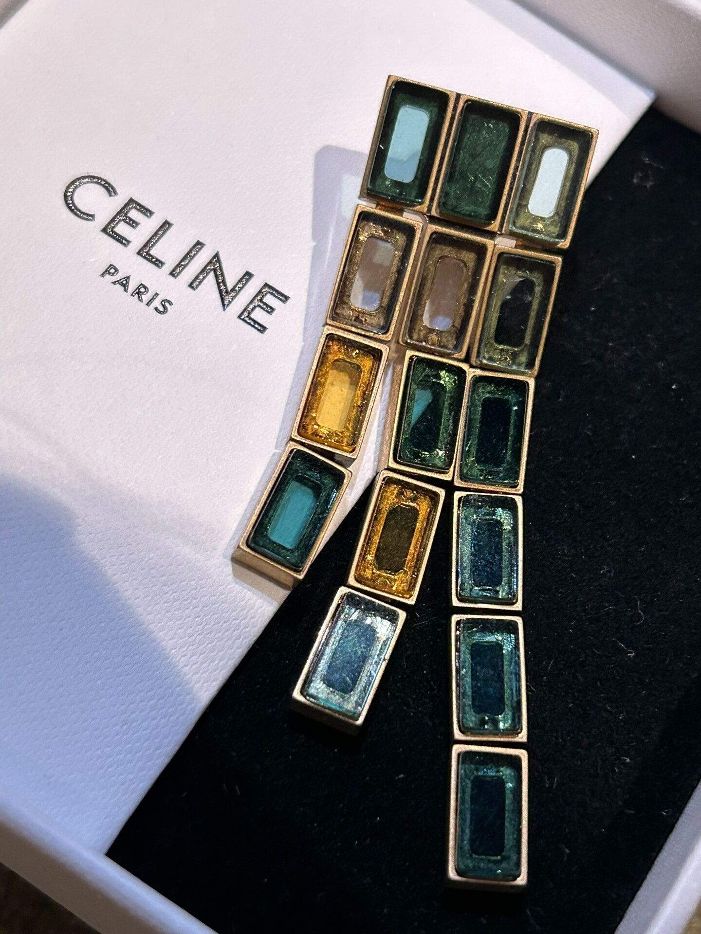 Celine Celine Colorful Glass Earrings by Phoebe Philo Size ONE SIZE - 2 Thumbnail
