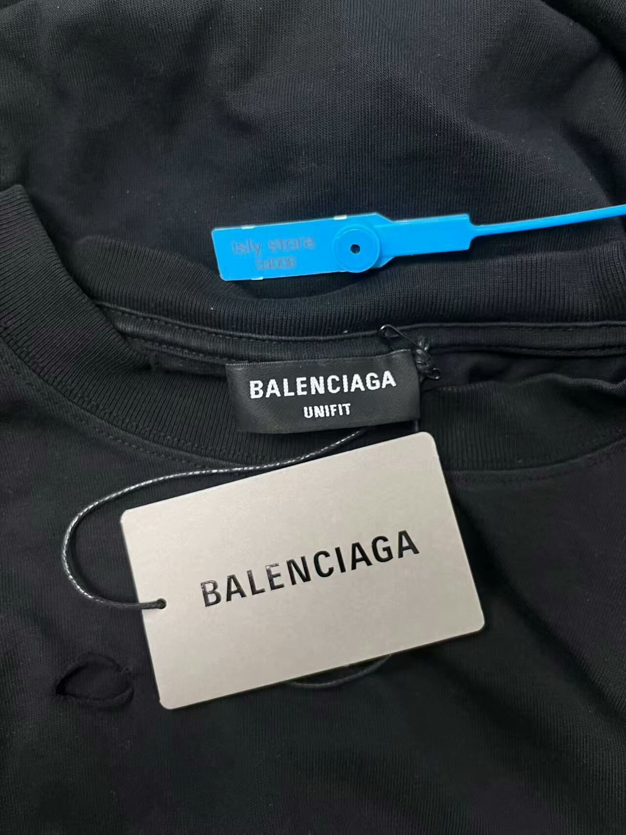 Balenciaga Balenciaga Logo Black Short Sleeve T-Shirt Size US S / EU 44-46 / 1 - 5 Thumbnail