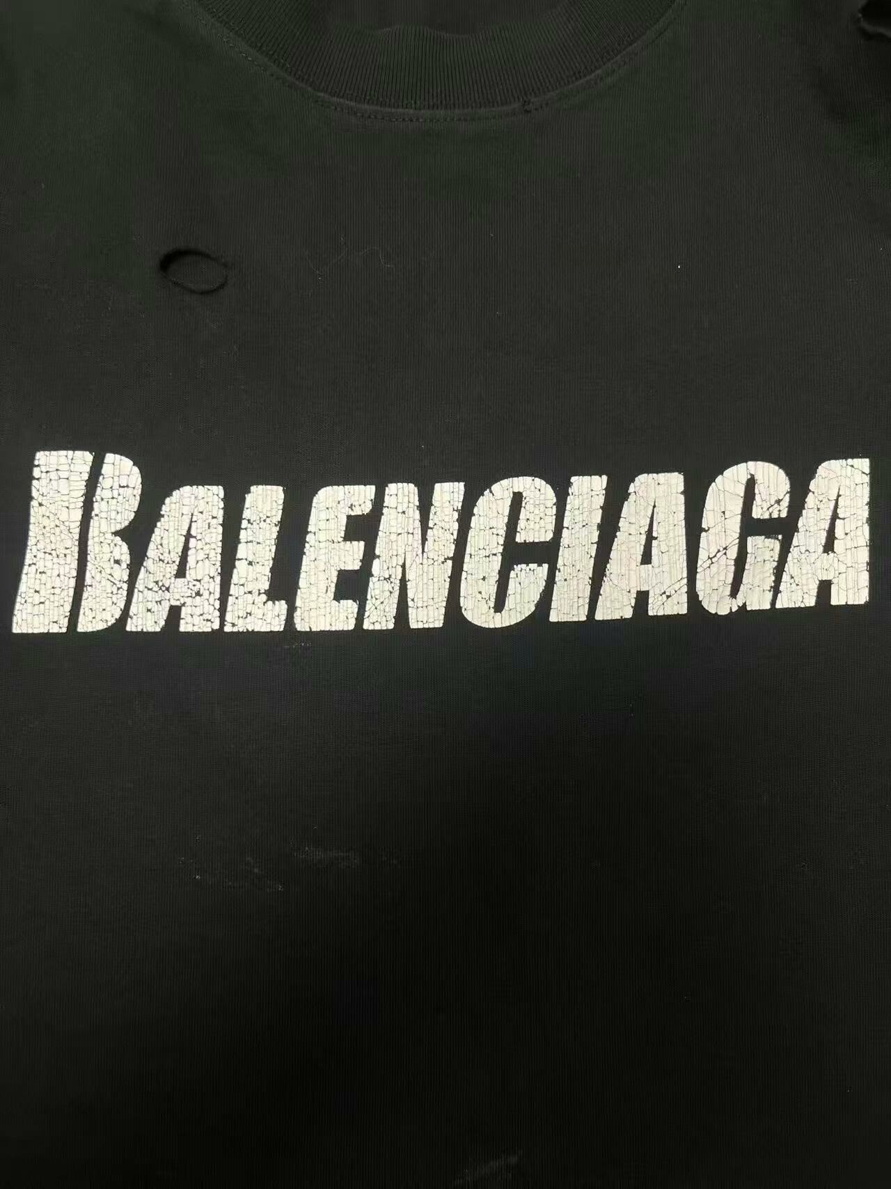Balenciaga Balenciaga Logo Black Short Sleeve T-Shirt Size US S / EU 44-46 / 1 - 3 Thumbnail