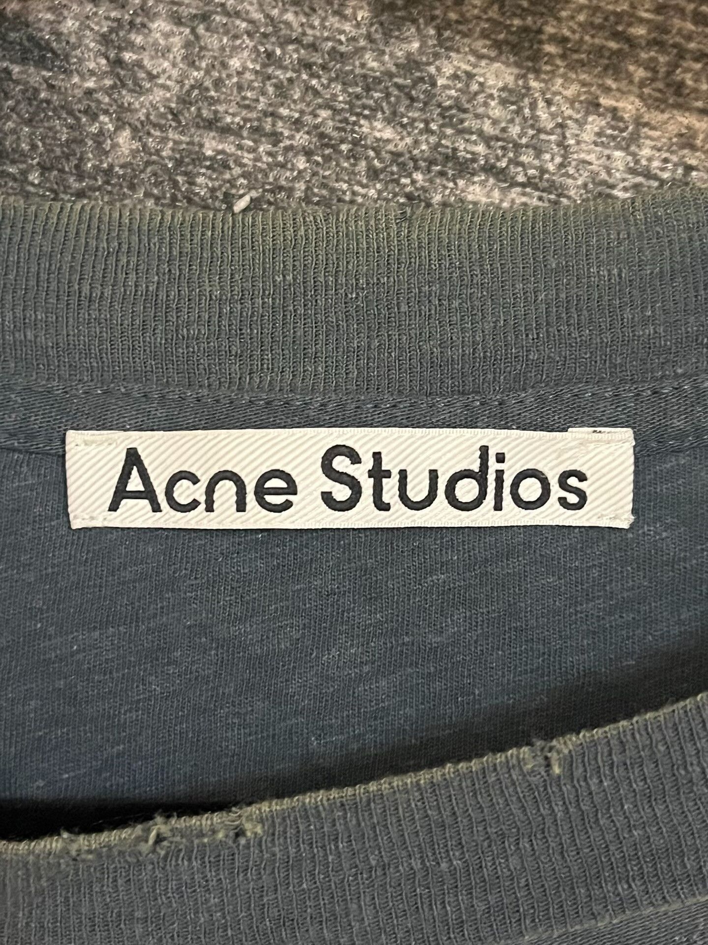 Acne Studios Acne Studios Deep Blue Crew-Neck T-Shirt Size US L / EU 52-54 / 3 - 3 Thumbnail