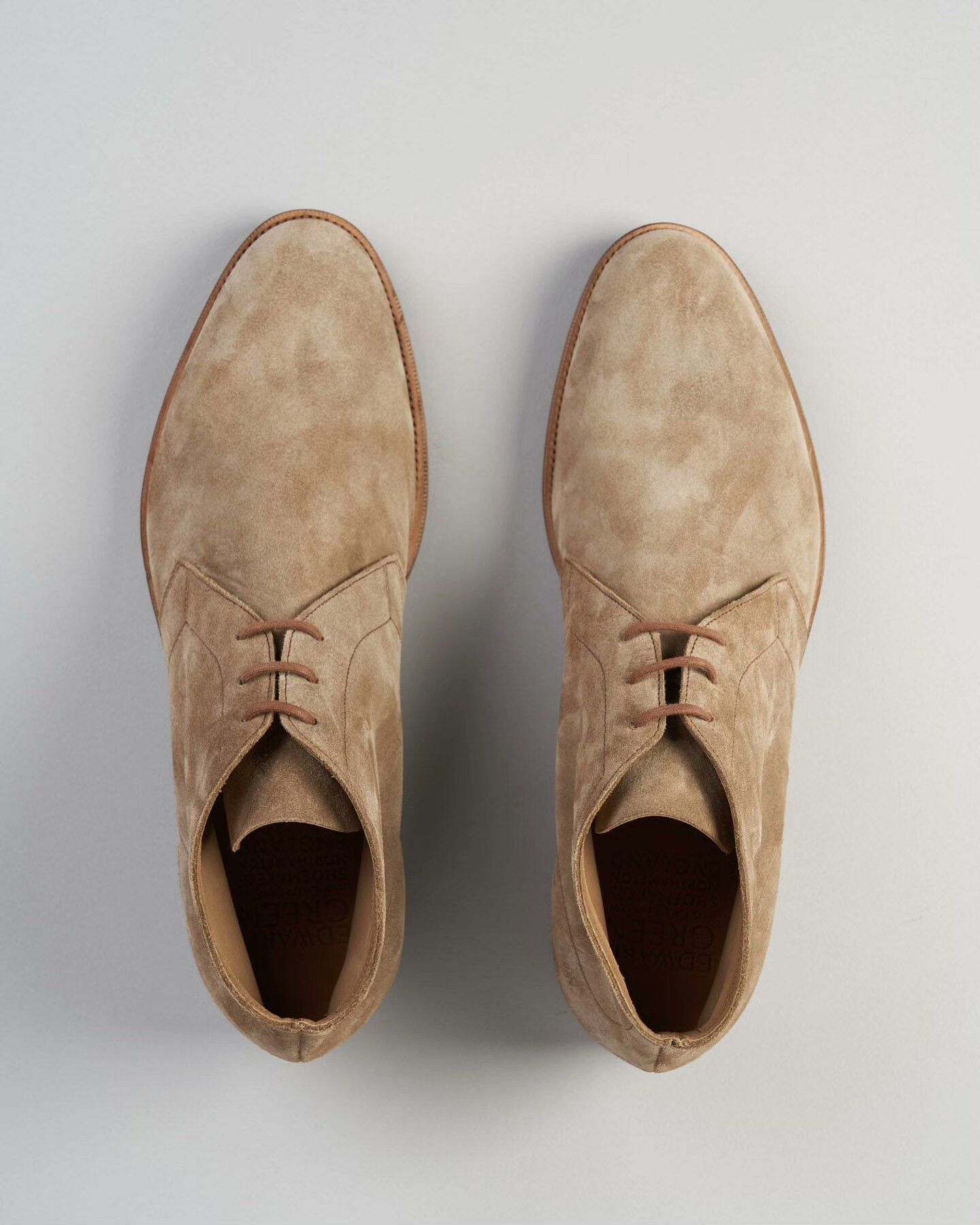 Edward Green Edward Green Mushroom Suede Chukka Boots Size US 6.5 / EU 39-40 - 3 Thumbnail
